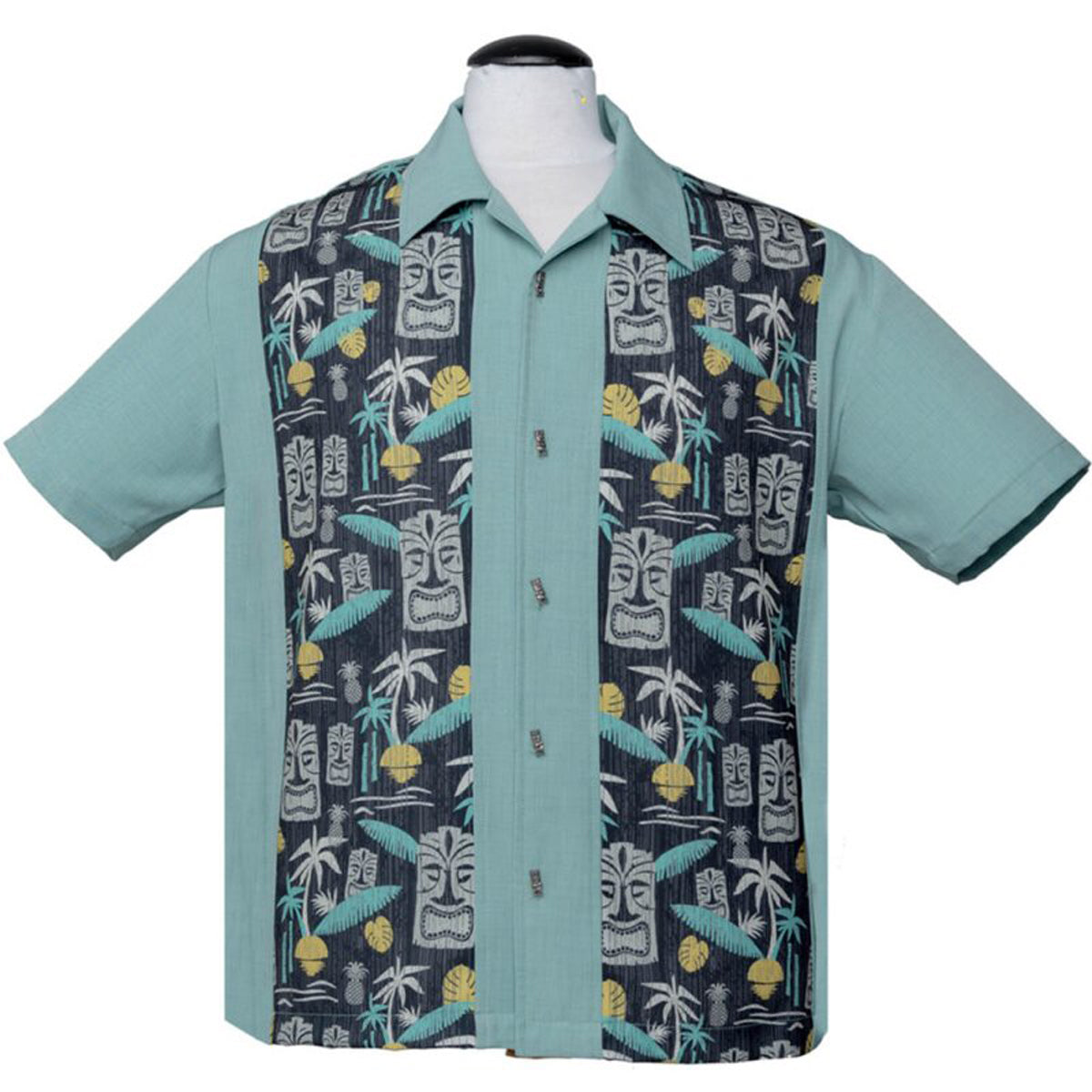 Rock_Steady_TIKI_IN_PARADISE_Palmen_Bambus_Tropical_Hula_Bowling_Shirt_HEMD_-_Mintblau-1