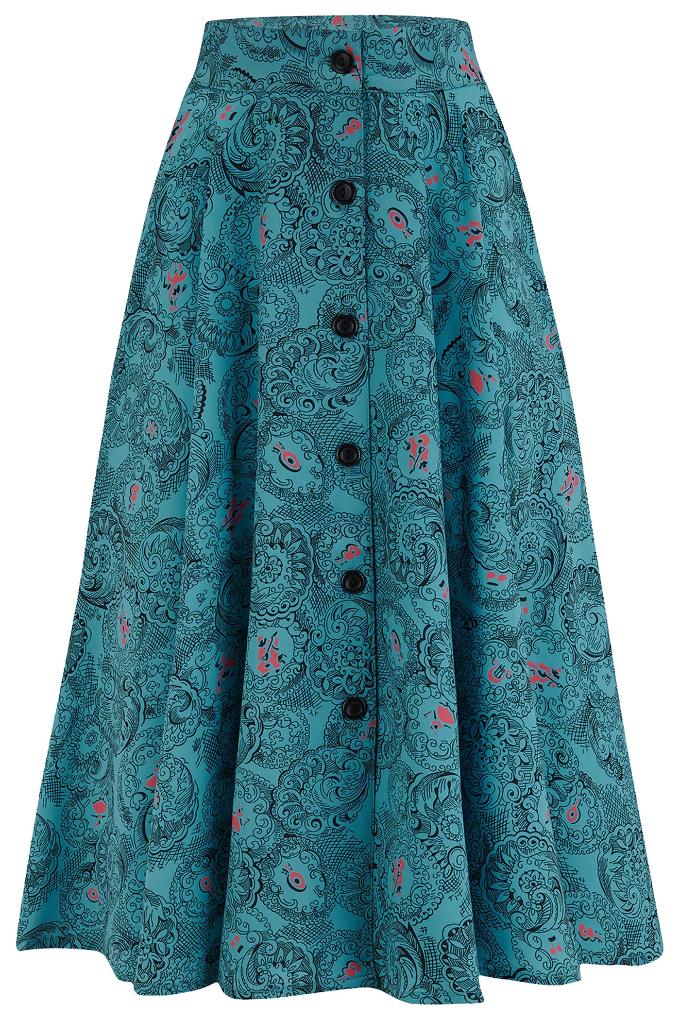 RocknRomance_BEVERLY_MELODY_50s_Vintage_High_Waist_Full_Circle_SWING_SKIRT_Rock-1