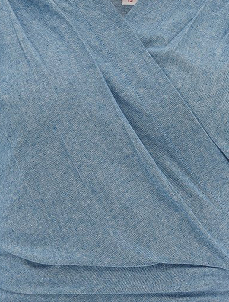 RocknRomance_DARLA_Vintage_CHAMBRAY_Kurzarm_V-Neck_WRAP_BLUSE_Oberteil-killer_kirsche_2