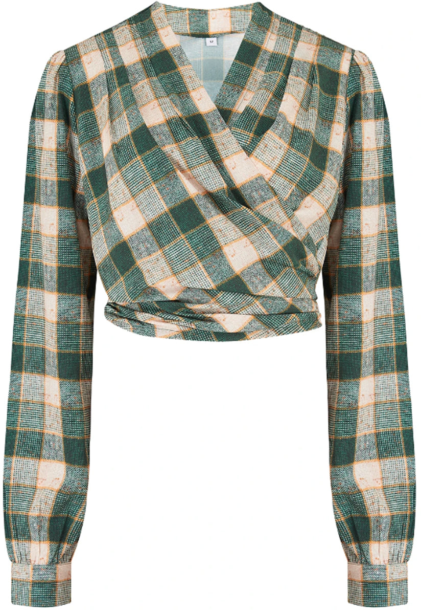 RocknRomance_DARLA_Vintage_KARO_Green_Check_WRAP_Langarm_BLUSE_Oberteil-1kRDeQD7kAj5he