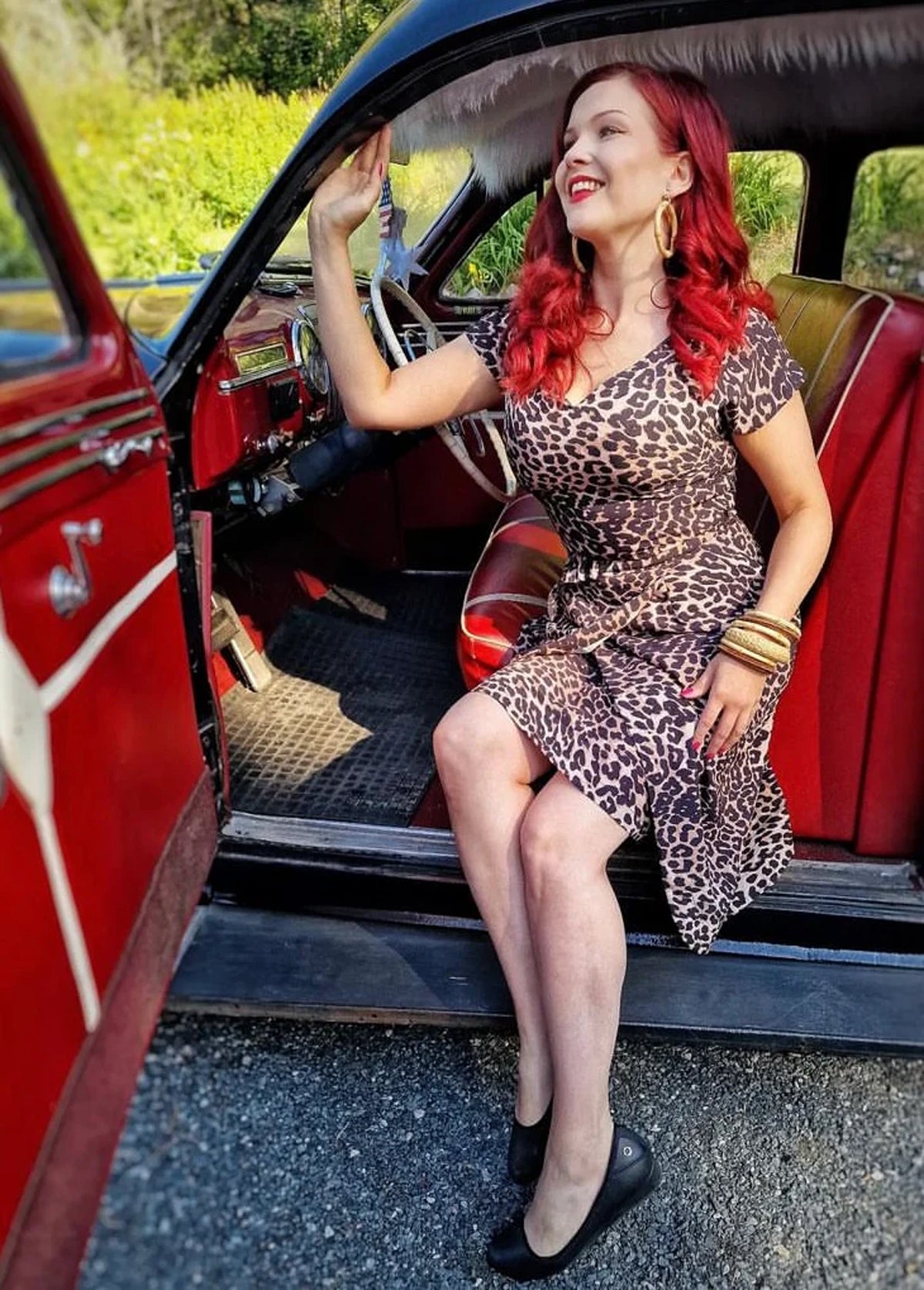 RocknRomance_DITA_SHEATH_Vintage_LEOPARD_Leo_Kurzarm_True_50s_PENCIL_DRESS_Bleistiftkleid_-2