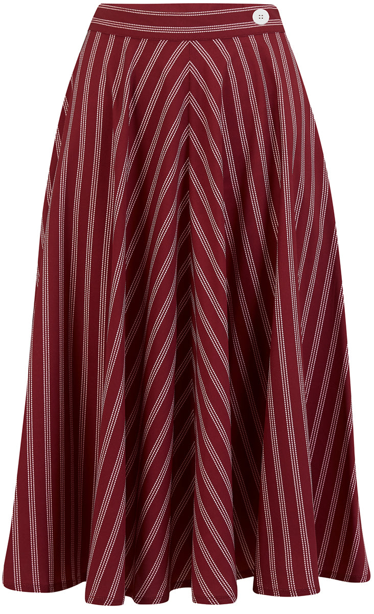 RocknRomance_DOTTY_STRIPE_Streifen_Vintage_Punkte_SWING_SKIRT_Rock-1_Kopie