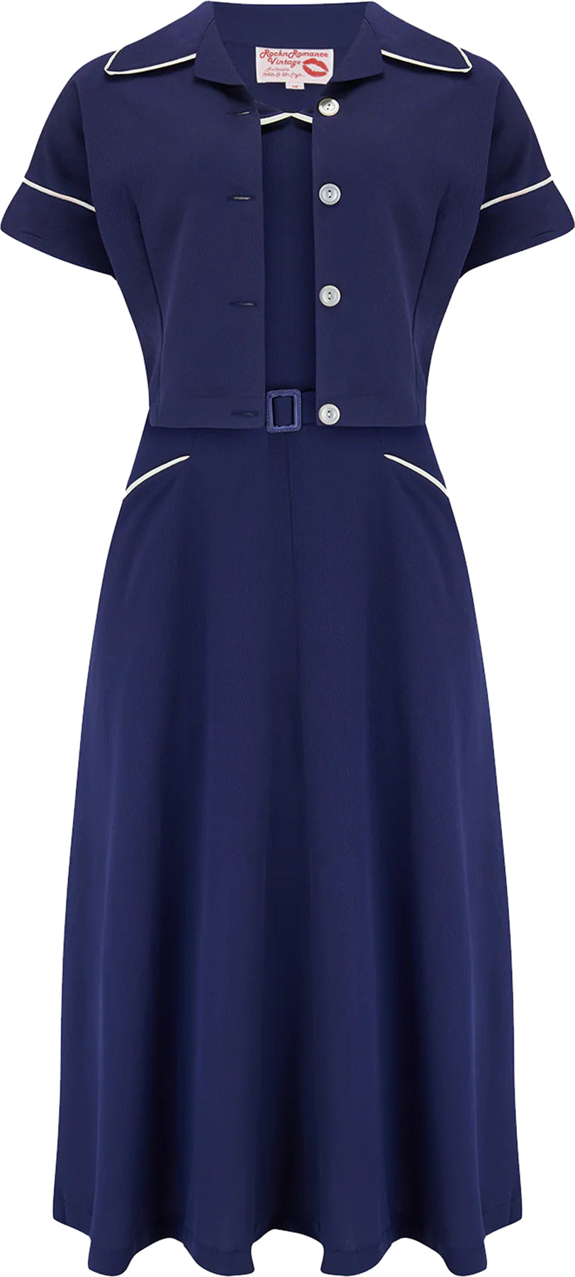 RocknRomance_LUCILLE_SWEETHEART_2-Teiler_Kleid_mit_Bolero_Traeger_Dress_Blau_killer_kirsche_1CCtelyjS3R2al