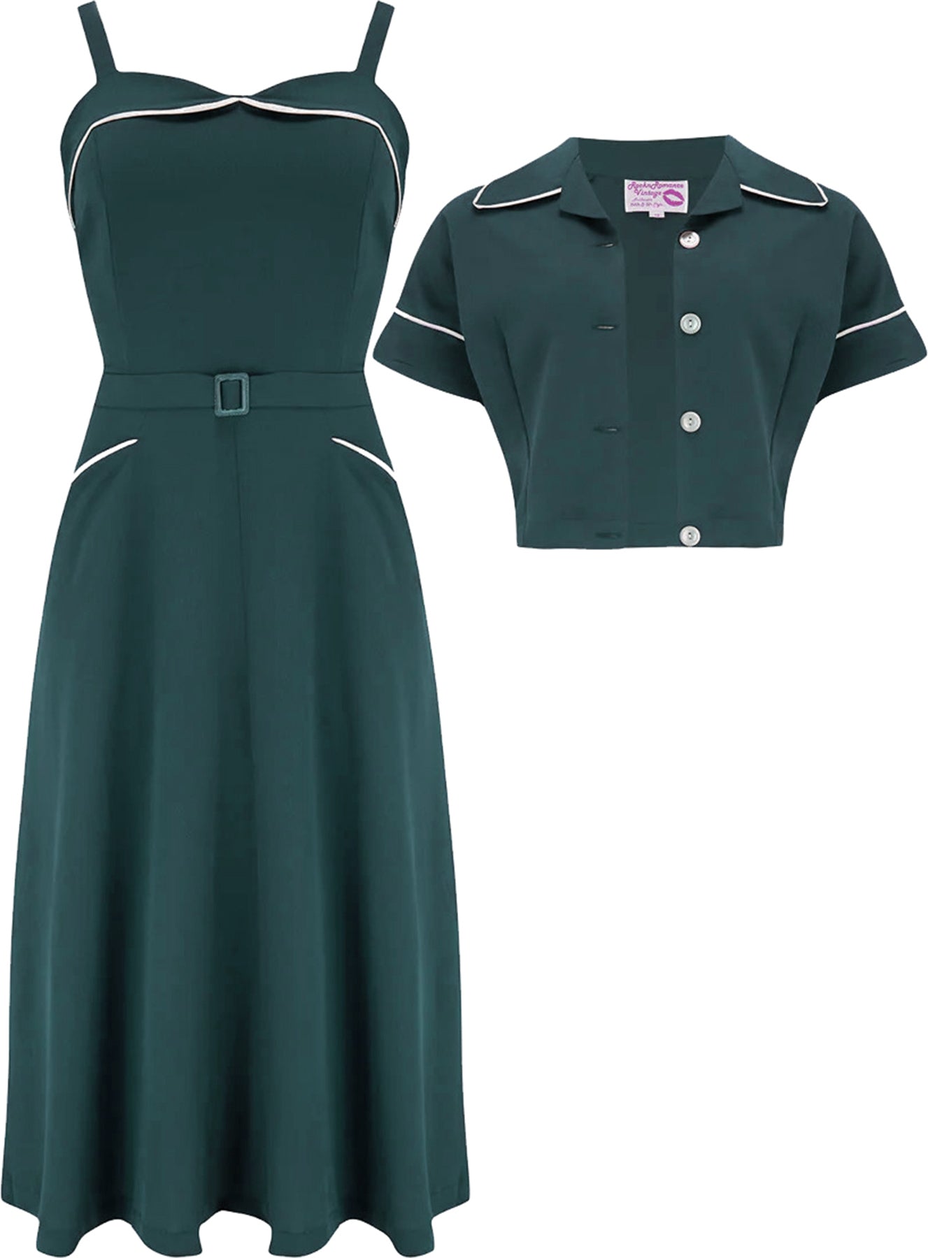 RocknRomance_LUCILLE_SWEETHEART_2-Teiler_Kleid_mit_Bolero_Traeger_Dress_gruen_killer_kirsche_6