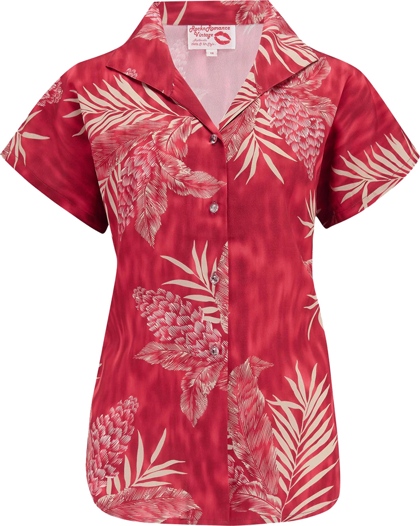 RocknRomance_MARIA_RUBY_PALM_Authentic_1950s_Style_Kurzarm_TIE_UP_BLUSE_Blouse_killer_kirsche_2lq2THgNN3AadT