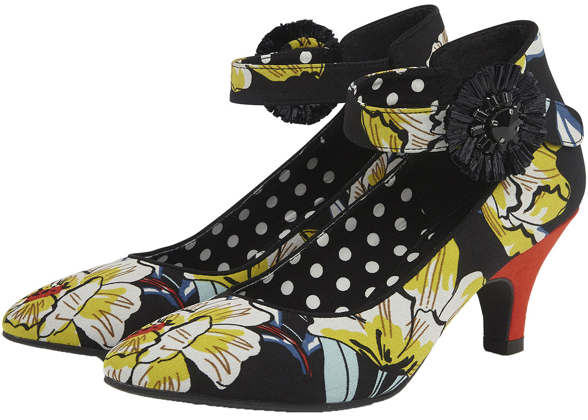 Ruby_Shoo_CARLA_Vintage_FLORAL_Glitzerstein_BLUMEN_Riemchen_PUMPS-2yCnpgAFOdoPFu