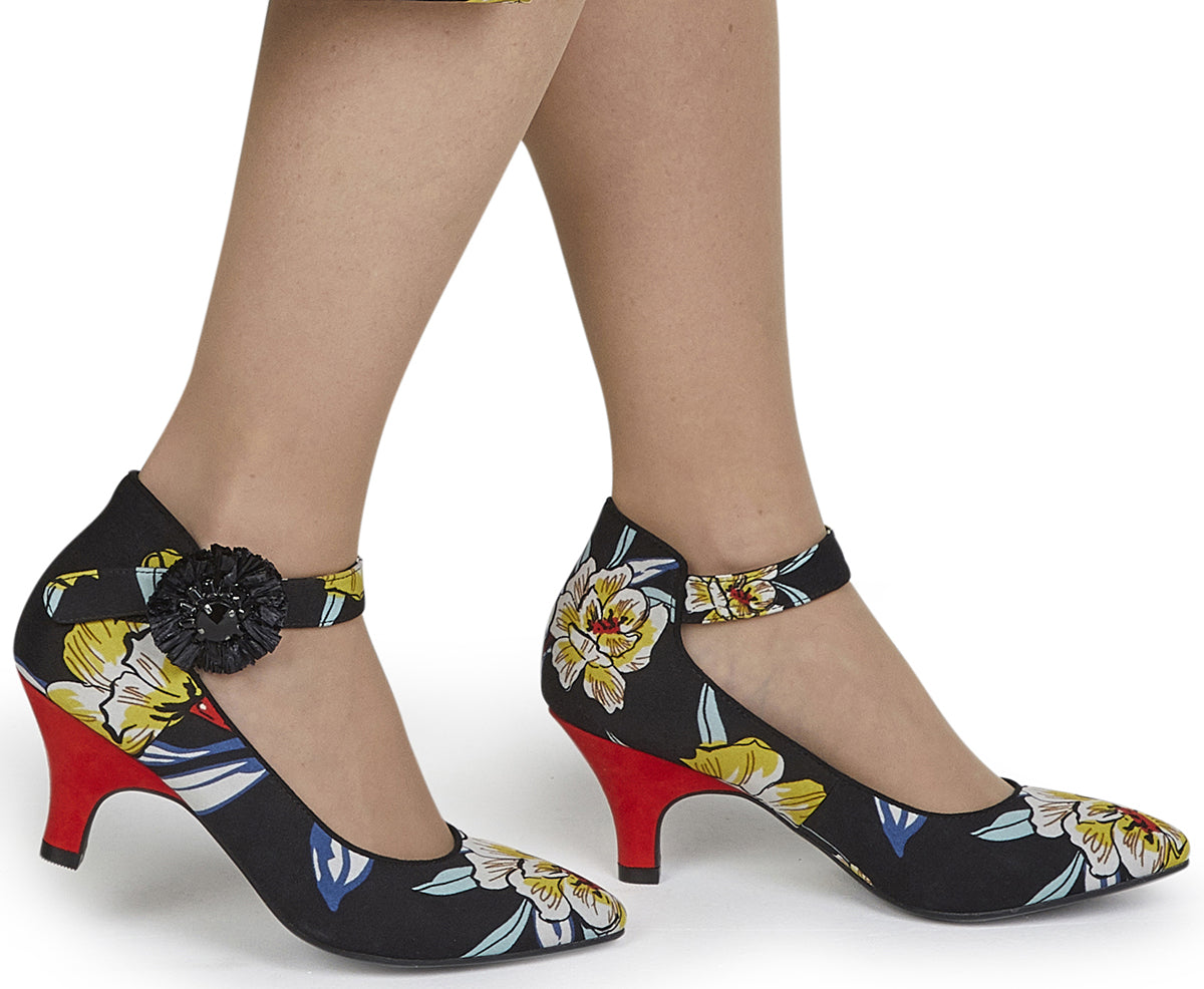 Ruby_Shoo_CARLA_Vintage_FLORAL_Glitzerstein_BLUMEN_Riemchen_PUMPS-396LjYg2qigd95