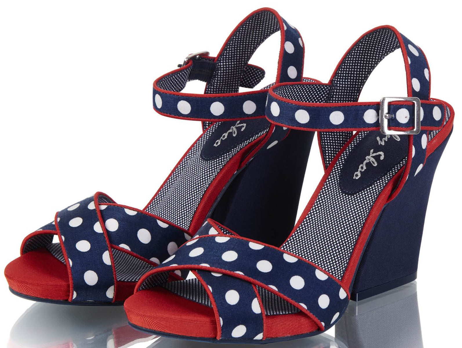 Ruby_Shoo_EVIE_Vintage_Polka_Dot_PUNKTE_Riemchen_SANDAL_Pump_SCHUHE-2