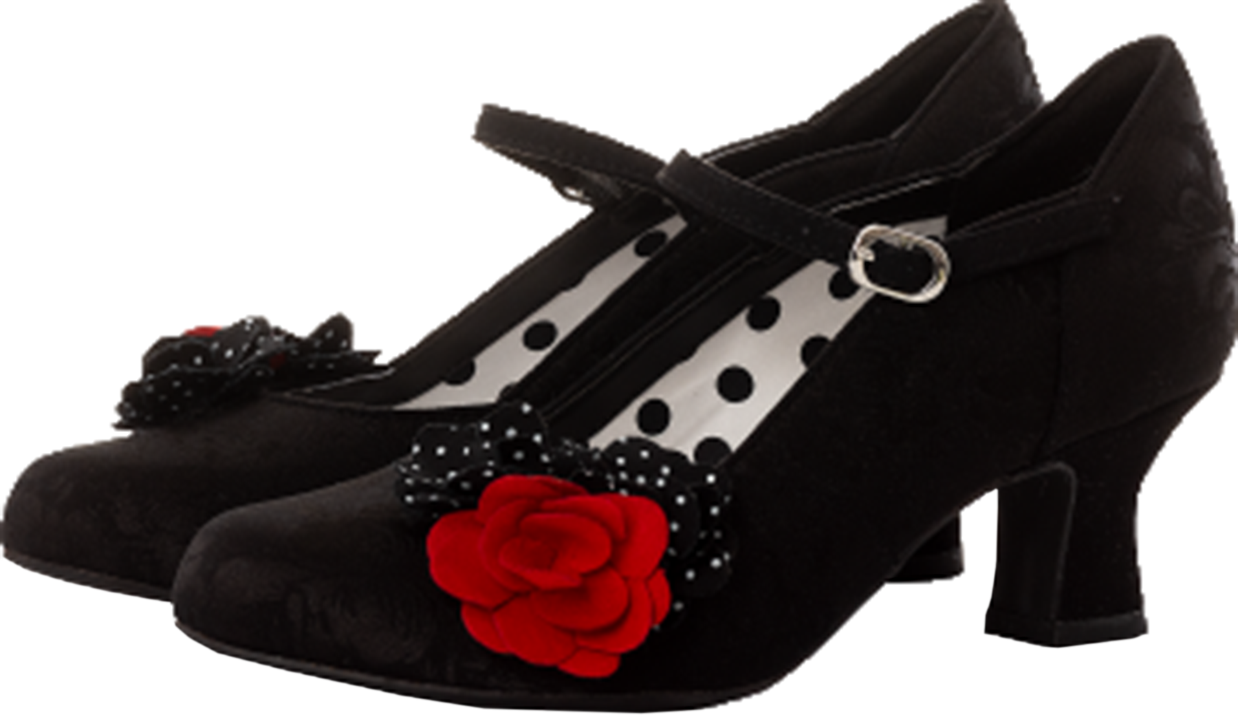 Ruby_Shoo_GILLIAN_Vintage_FLORAL_JACQUARD_Blumen_Riemchen_50s_PUMPS_Schwarz_Killer_Kirsche-300Gbhda4xUP6j
