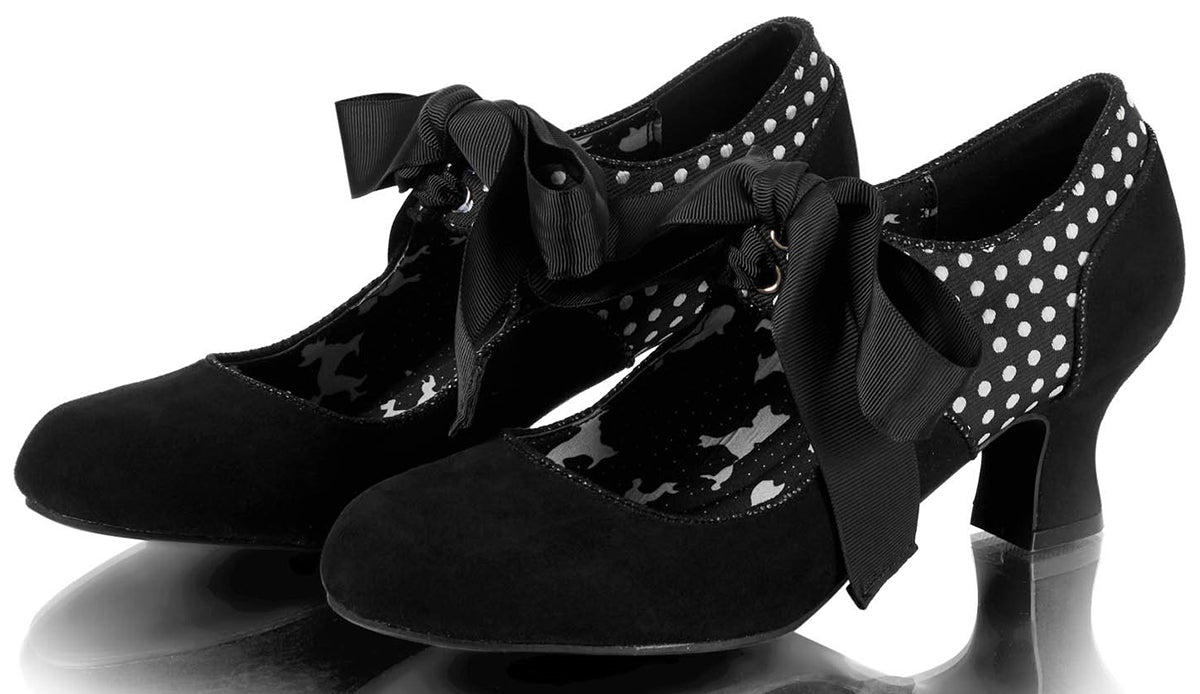 Ruby_Shoo_HELENA_Vintage_POLKA_DOT_Faux_Suede_SCHLEIFEN_Bow_PUMPS-2jF4WFnxV1fCX4