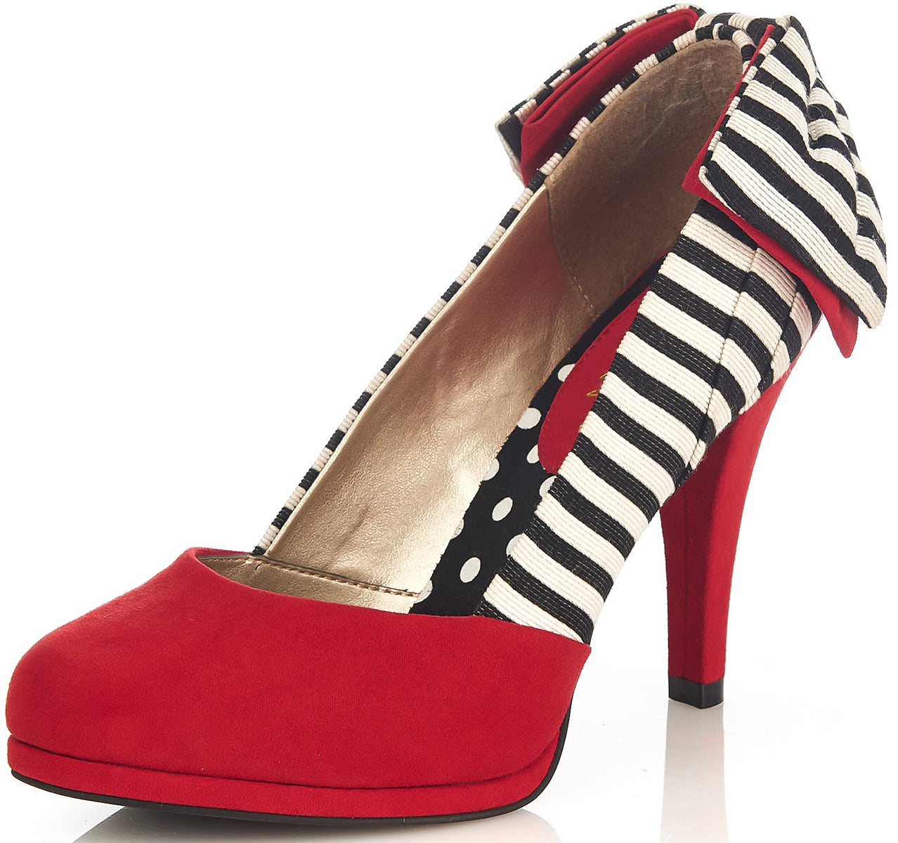 Ruby_Shoo_KATIE_Vintage_STRIPED_Streifen_SCHLEIFE_Bow_Heels_PUMPS-1