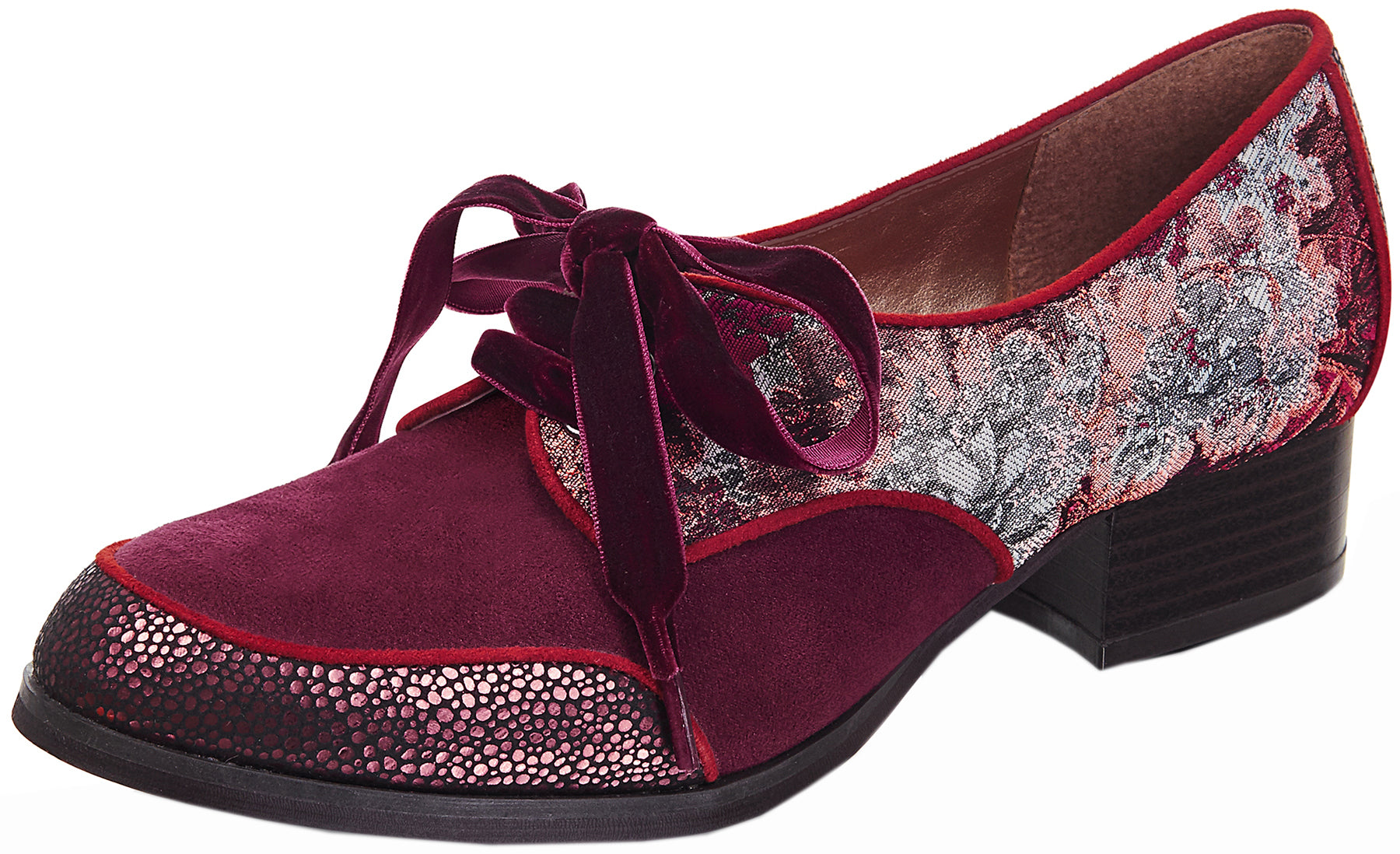 Ruby_Shoo_MICAH_Vintage_FLORAL_Lace_Up_BLUMEN_Slip-Ons_HALBSCHUHE_killer_kirschedDvNvxFF9RcDQ