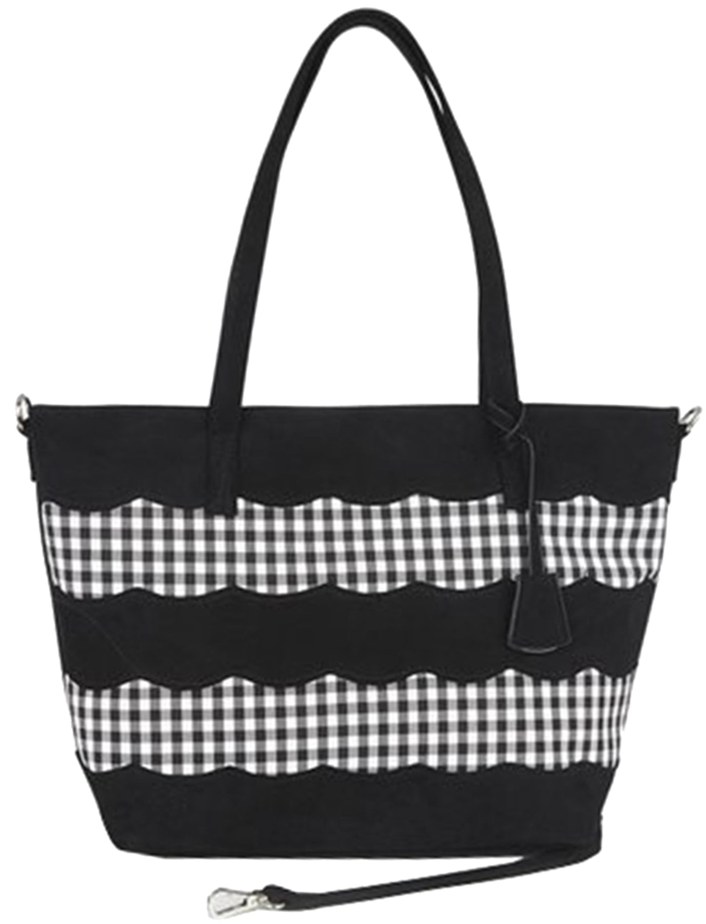 Ruby_Shoo_MIJAS_PEPITA_KARO_Scallop_2-Tone_Bag_SHOPPER_Tasche_killer_kirsche