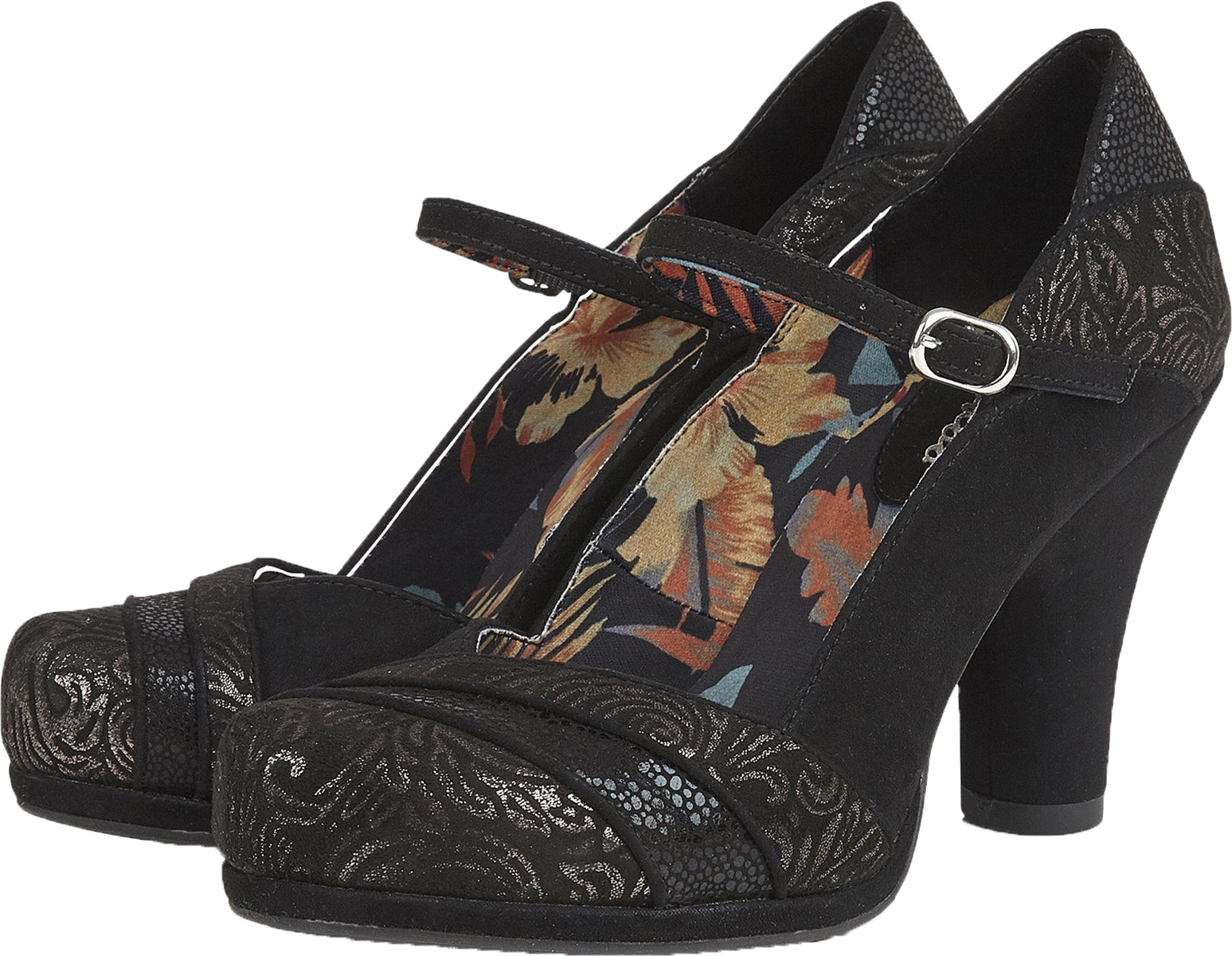 Ruby_Shoo_SHERRIE_Metallic_BROCADE_Jacquard_RIEMCHEN_Heels_PUMPS-2