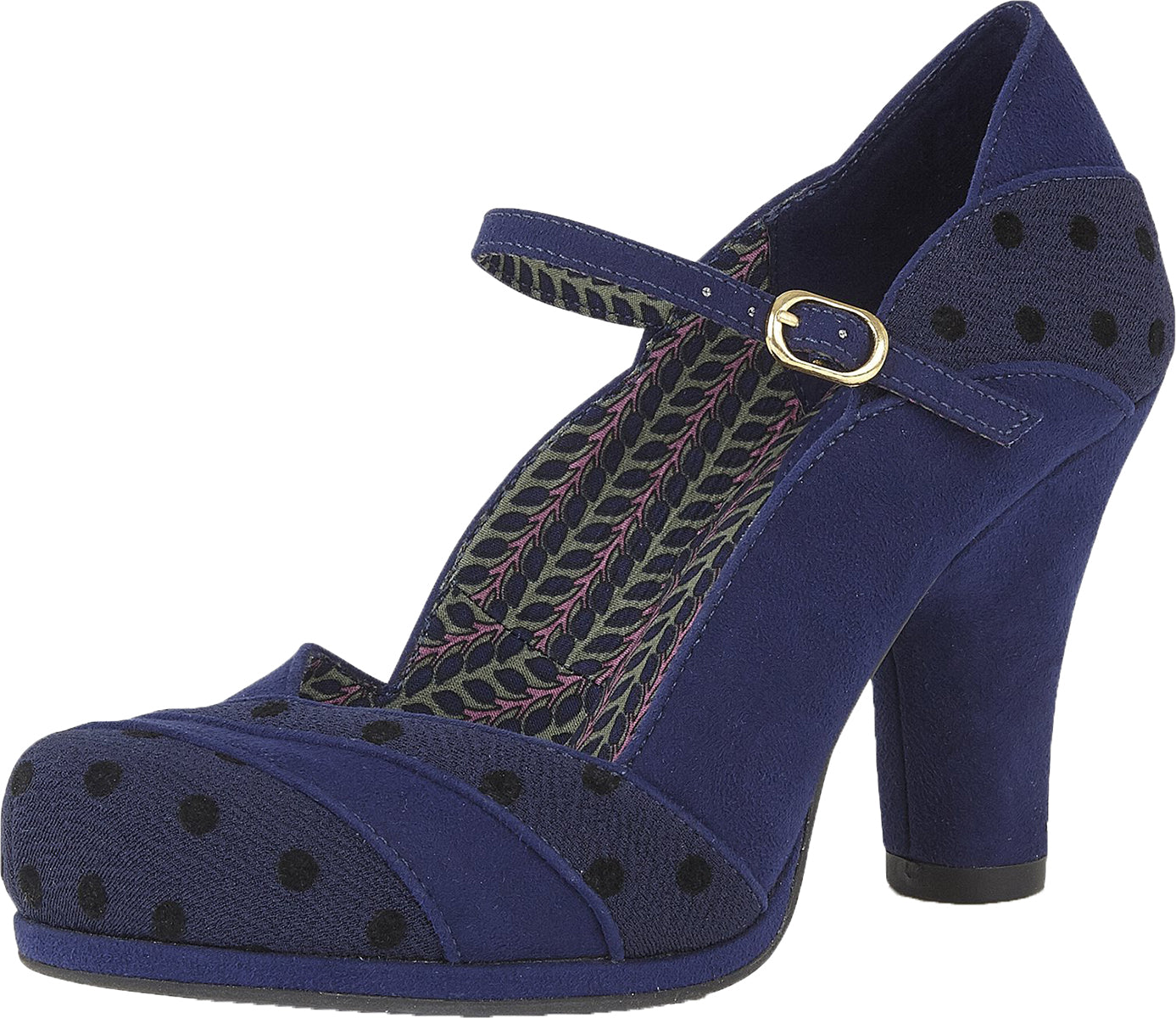 Ruby_Shoo_SHERRIE_Vintage_POLKA_DOT_Flock_RIEMCHEN_Heels_PUMPS-1EIlckShLuzkqg