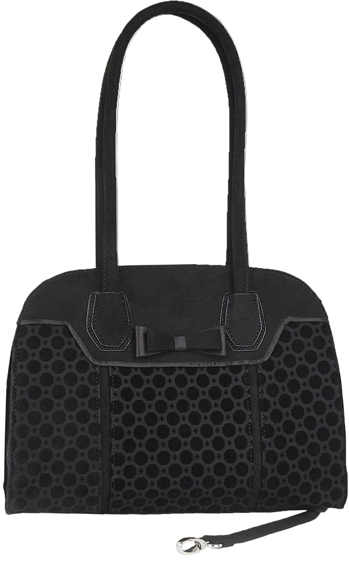 Ruby_Shoo_SIENA_Vintage_VELVET_DOTS_Schleife_Handbag_HENKELTASCHE_killer_kirscheXcXBaLSJs78cr