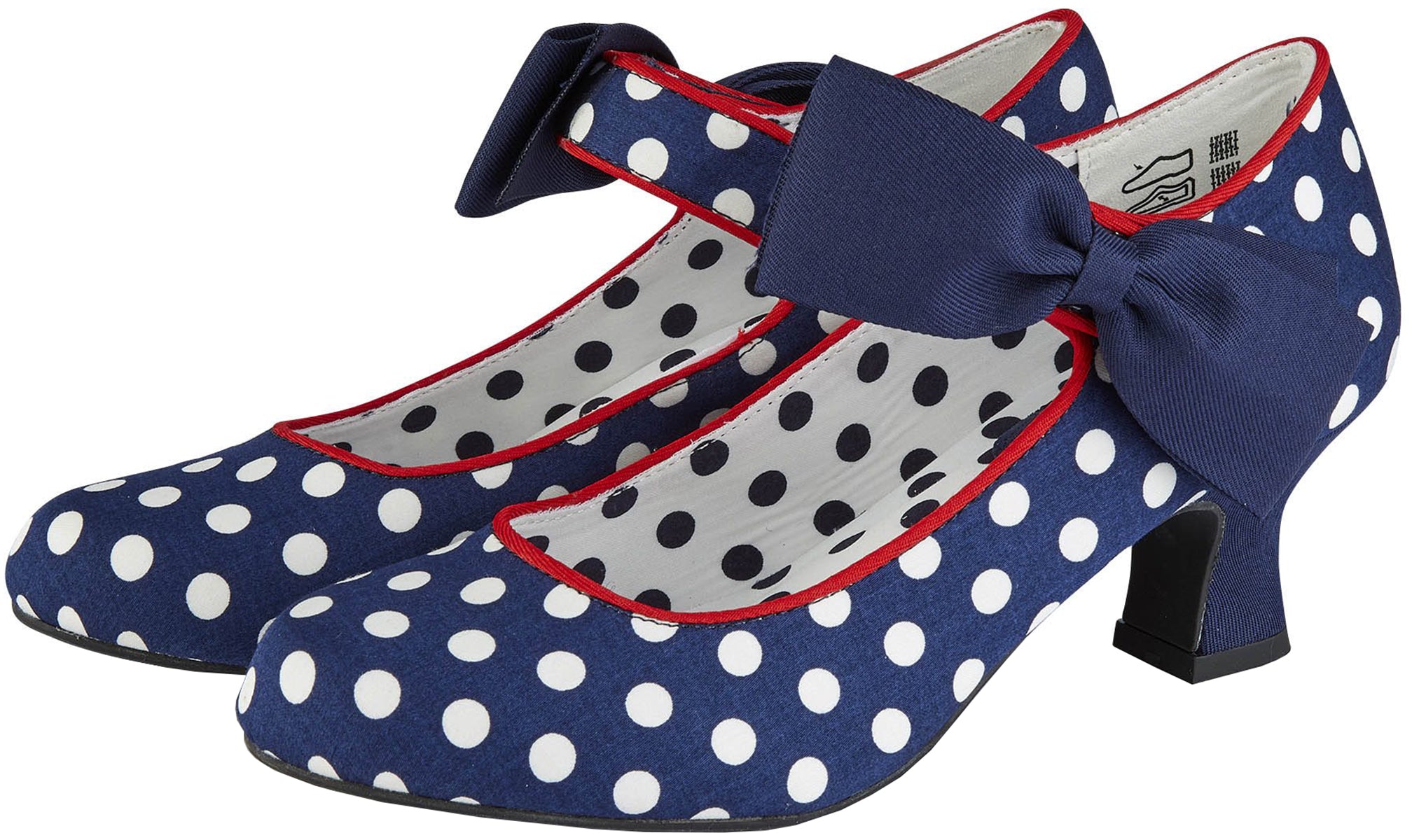 Ruby_Shoo_TRIXIE_Vintage_POLKA_DOT_Punkte_SCHLEIFE_Bow_Riemchen_PUMPS-2wzHE4xkewJQBc