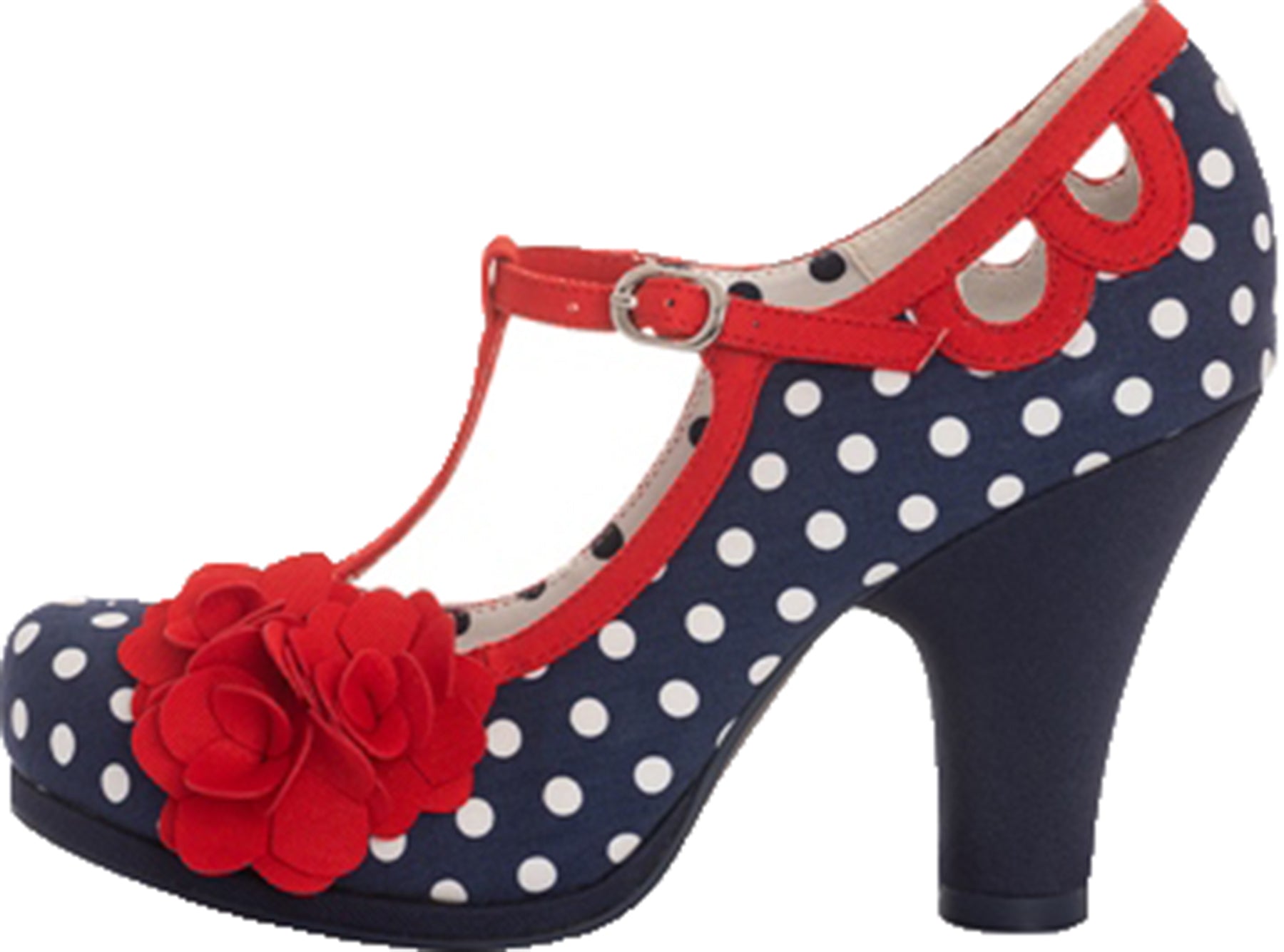 Ruby_Shoo_VALERIE_Vintage_POLKA_DOT_Blumen_Riemchen_PUMPS_High_Heels_Blau_Killer_Kirsche-1WzFPRbuoEWQJt