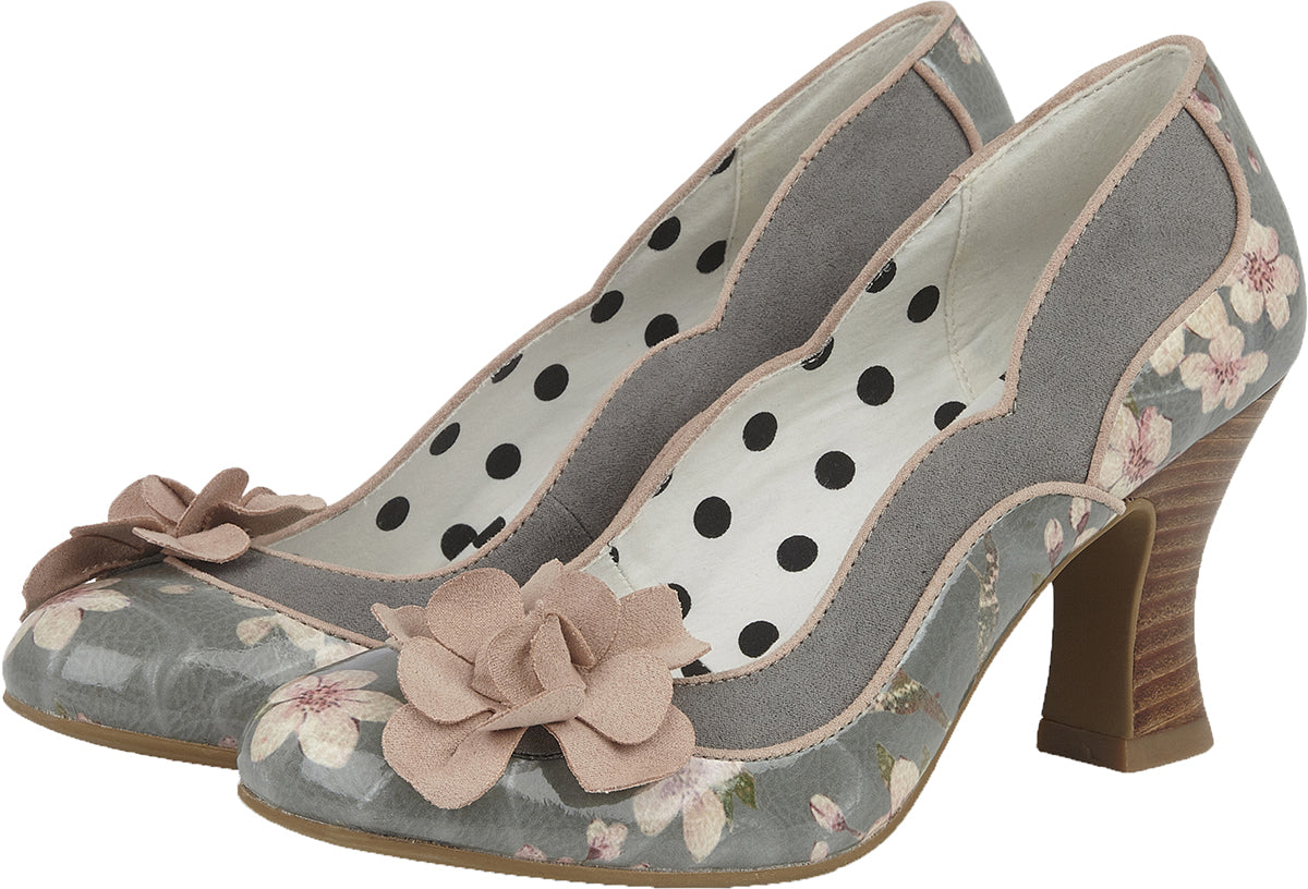 Ruby_Shoo_VIOLA_Vintage_FLORAL_Blumen_Flower_LACK_Heels_PUMPS-2sVWBcxIFGlapF