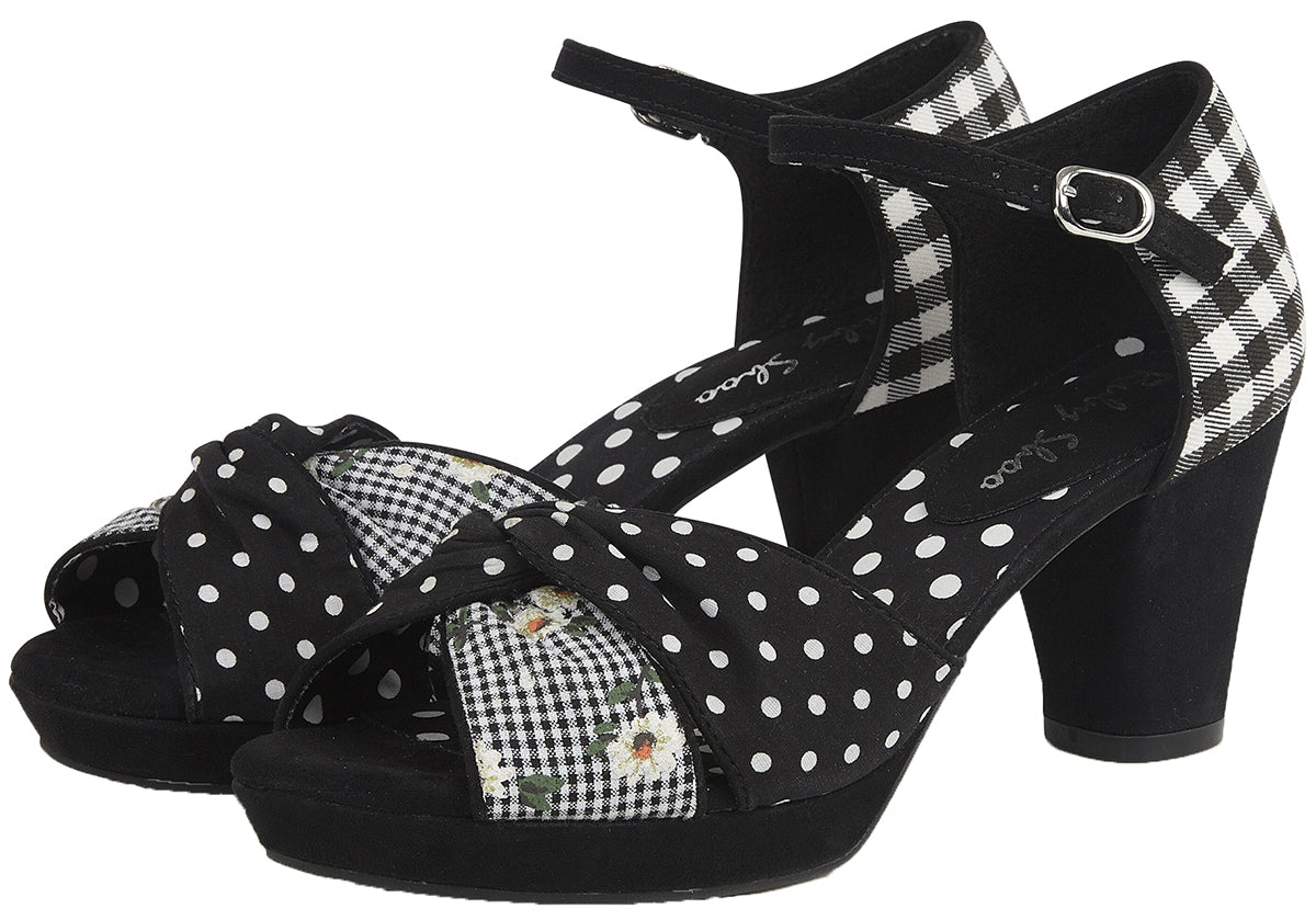 Ruby_Shoo_XANTHE_Vintage_PEPITA_Punkte_FLORAL_Riemchen_SANDAL_Pumps-2Ouus9EWrW4e4i