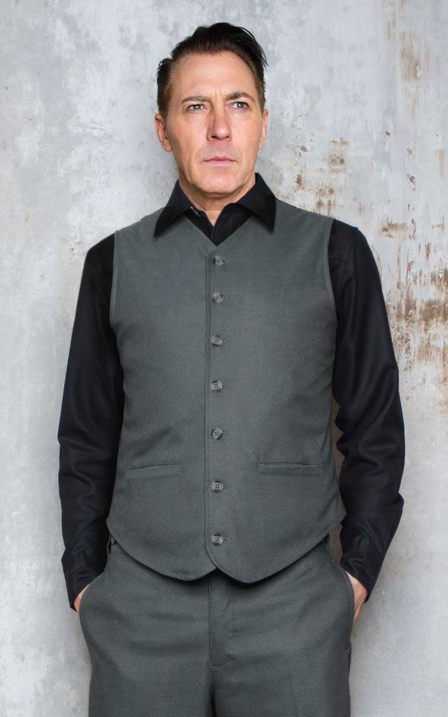 Rumble59_Vintage_Weste_Long_Island_Vintage_Basic_PLAIN_40s_Waistcoat_Retro_WESTE_killer_kirsche_3