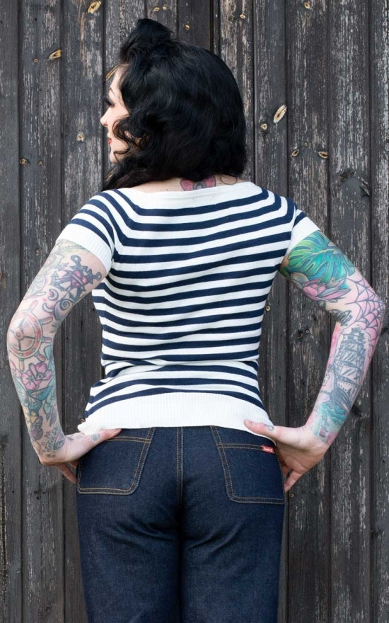 Rumble_59_RINGEL_Pullli_THE_BLUE_STRIPES_Kurzarm_Shirt__killer_kirsche_3