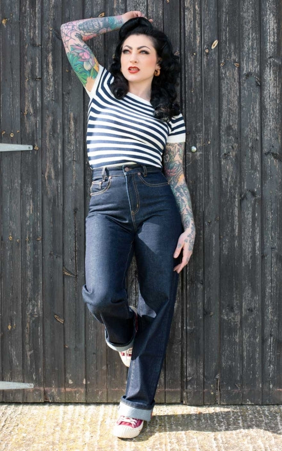 Rumble_59_RINGEL_Pullli_THE_BLUE_STRIPES_Kurzarm_Shirt__killer_kirsche_4