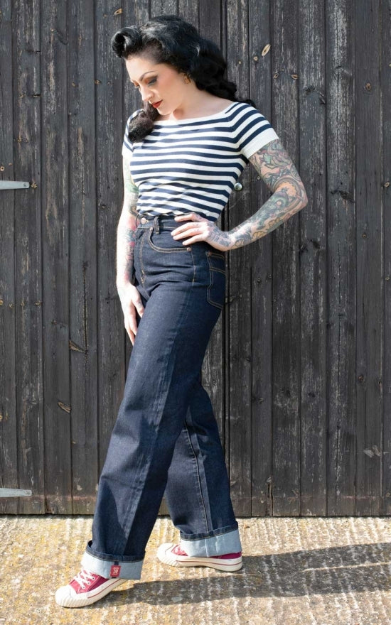 Rumble_59_RINGEL_Pullli_THE_BLUE_STRIPES_Kurzarm_Shirt__killer_kirsche_5