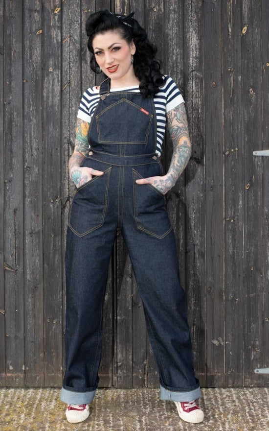 Rumble_59_THE_RIVETER__Denim_High_Waisted_Vintage_DUNGAREES_Jeans_Latzhose_killer_kirsche_3XyDzhMFNXOgK4