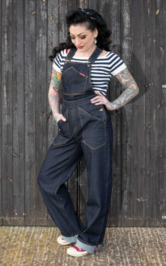 Rumble_59_THE_RIVETER__Denim_High_Waisted_Vintage_DUNGAREES_Jeans_Latzhose_killer_kirsche_4IwJJhLHJ8JyX4