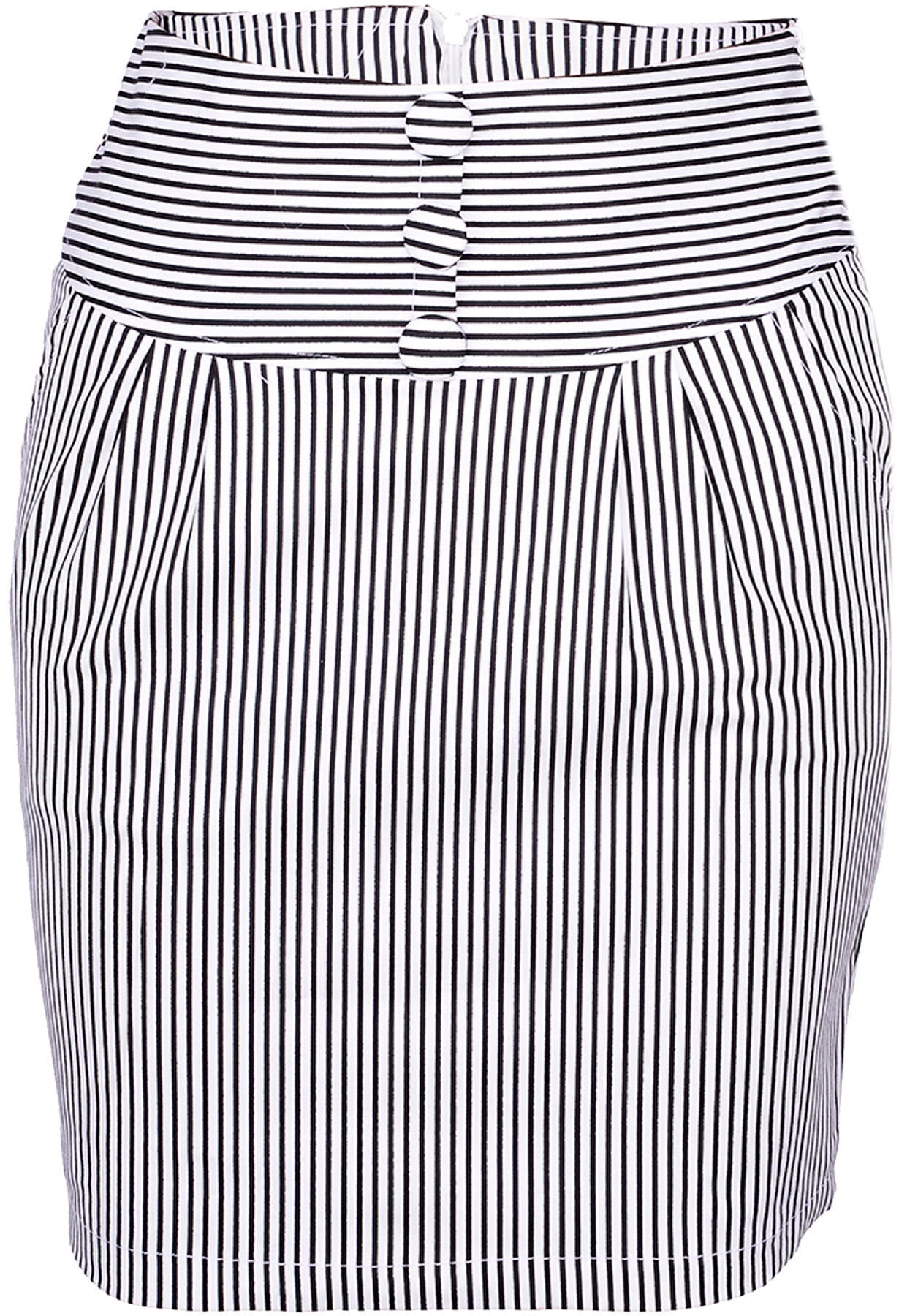 SAILOR_Streifen_PENCIL_Skirt_Rock_-_Schwarz_killer_kirscheHrngRIwMHn2iW