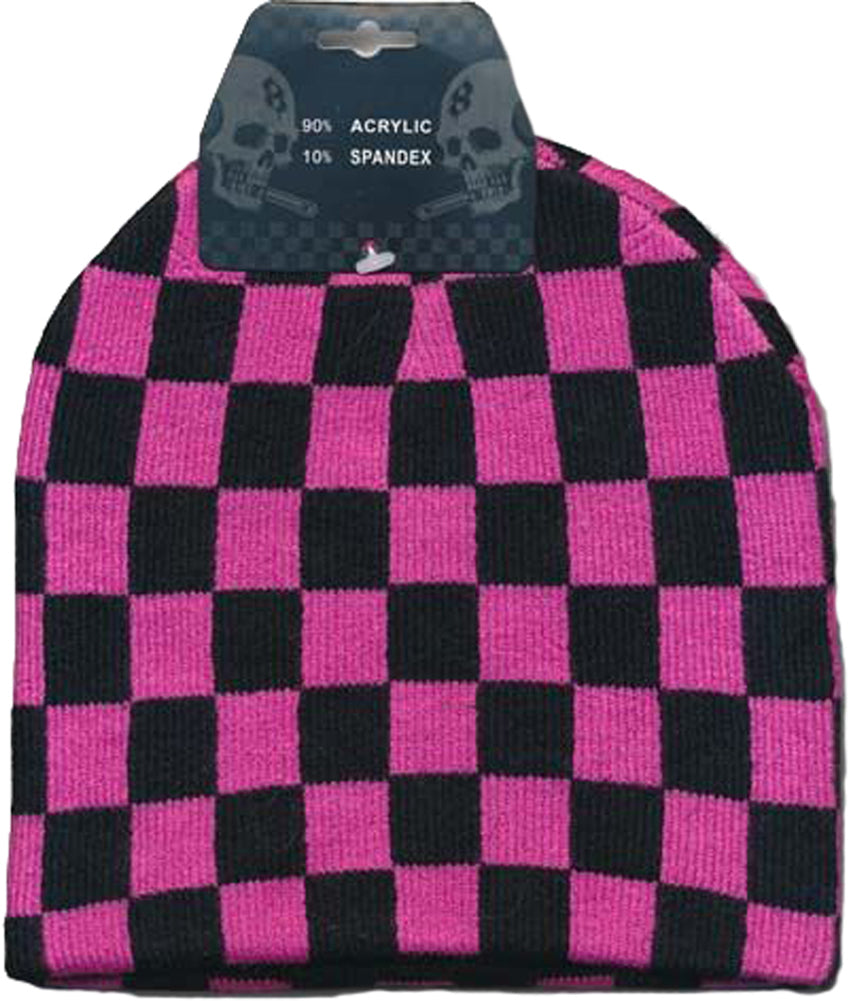 SKA_Karomuster_Wollmuetze_-_PINK