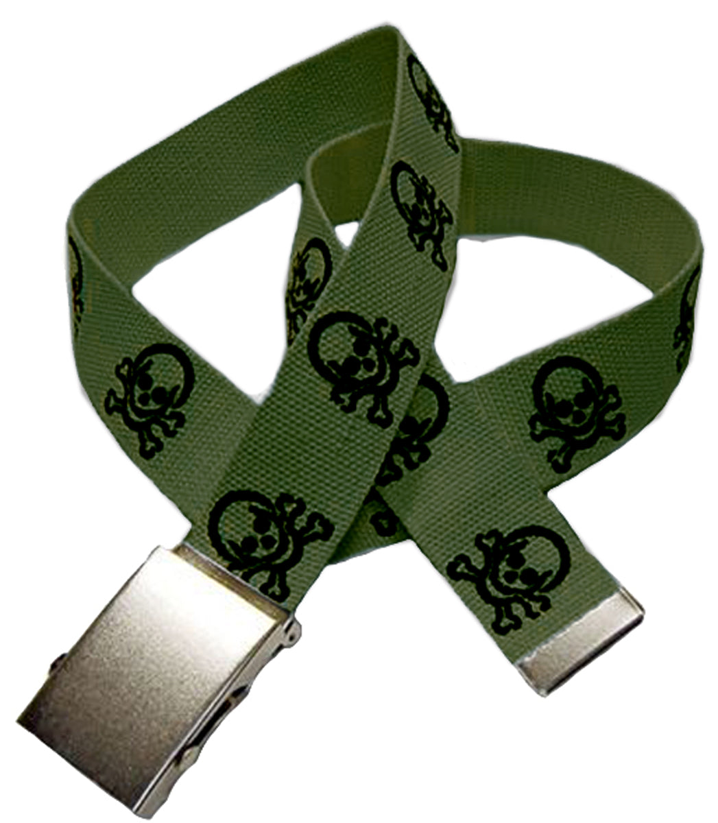 SKULL_X-Bones_KOPPELGueRTEL_oliv_killer_kirsche