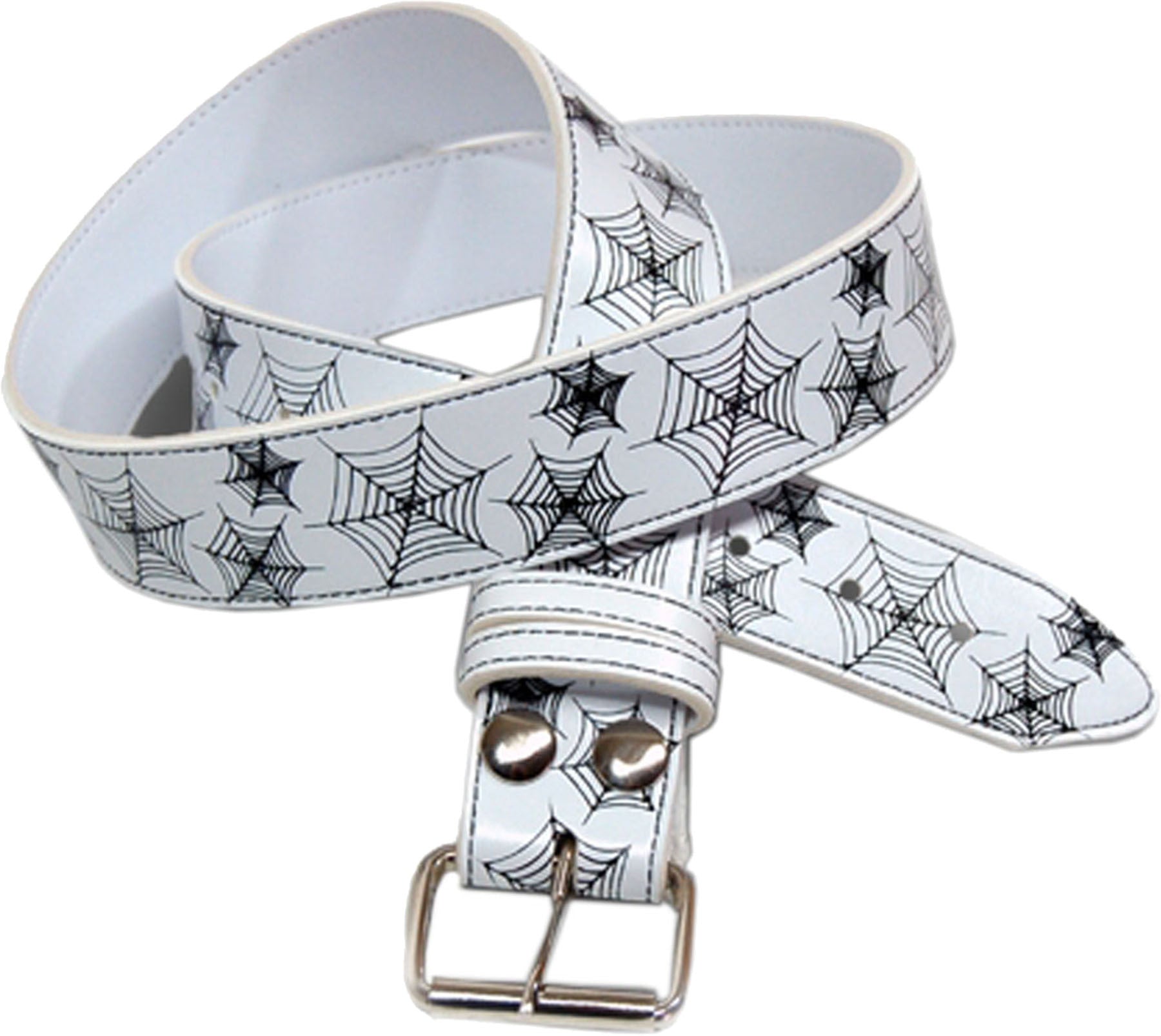 SPIDERWEB_Spinnennetz_GueRTEL_-_Weiss_killer_kirsche