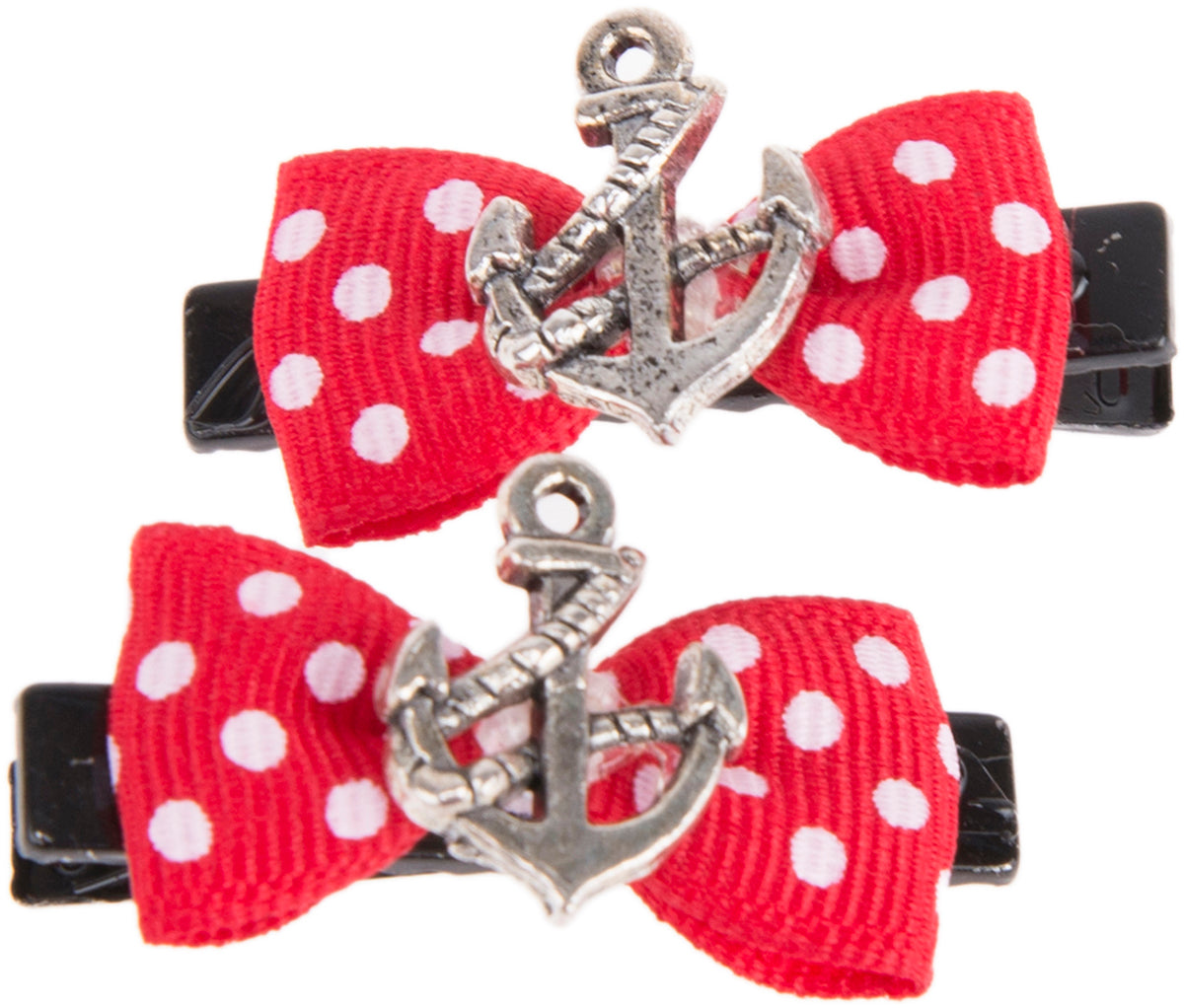 Sailor_ANCHOR_Anker_Polka_DOTS_Punkte_BOW_Haarspange_-_1_Paar_killer_kirsche_kuestenluder60f149a4c42ed
