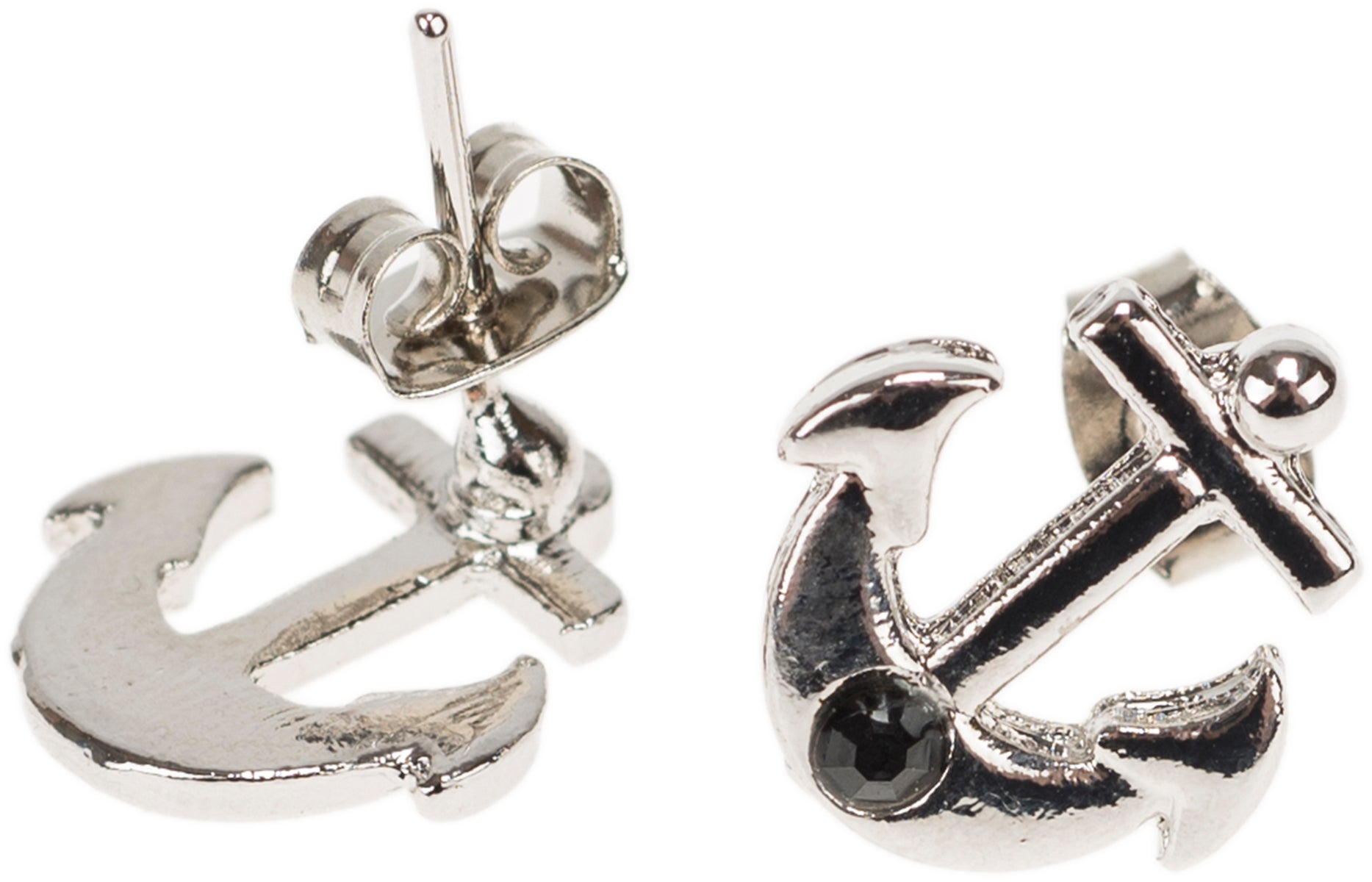 Sailor_ANCHOR_Anker_STRASS_Ohrstecker_schwarz_-1