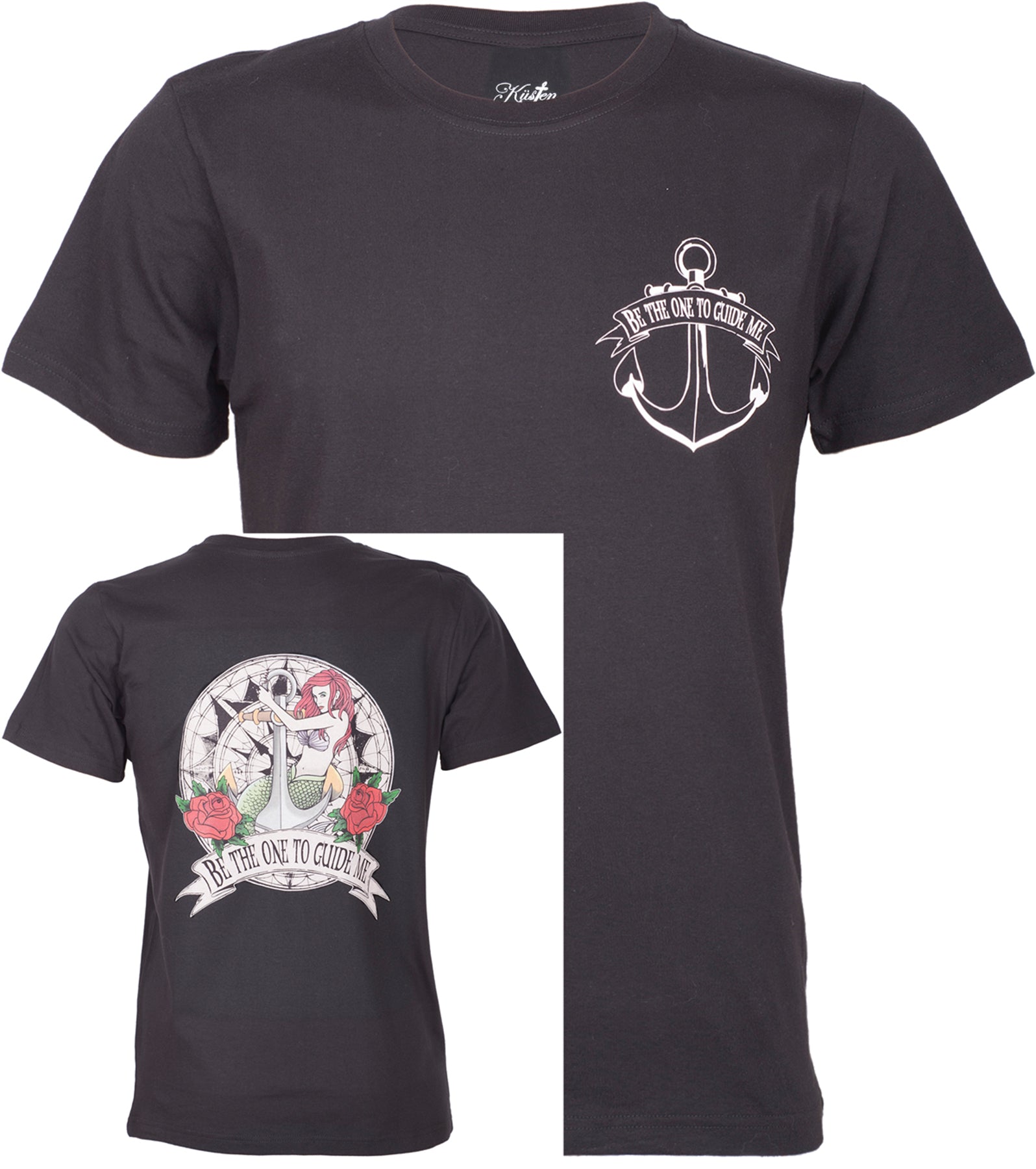 Sailor_BE_THE_ONE_TO_GUIDE_ME_Nautical_Tattoo_Man_Kurzarm_T-SHIRT_killer_kirsche