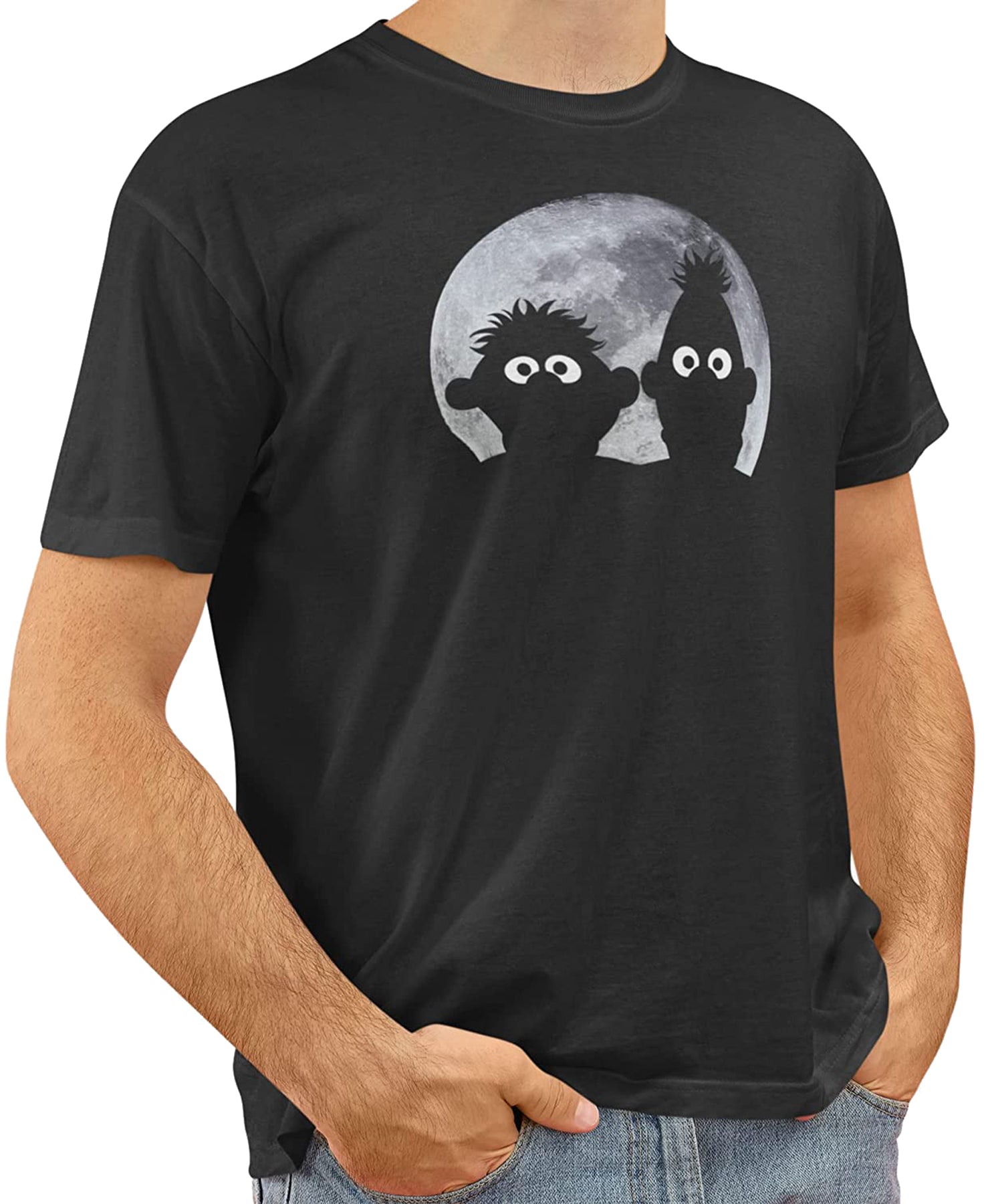 Sesamstrasse_Ernie_and_Bert_Motiv_RUNDHALS_Kurzarm_Herren_T-SHIRT_killer_kirsche_3