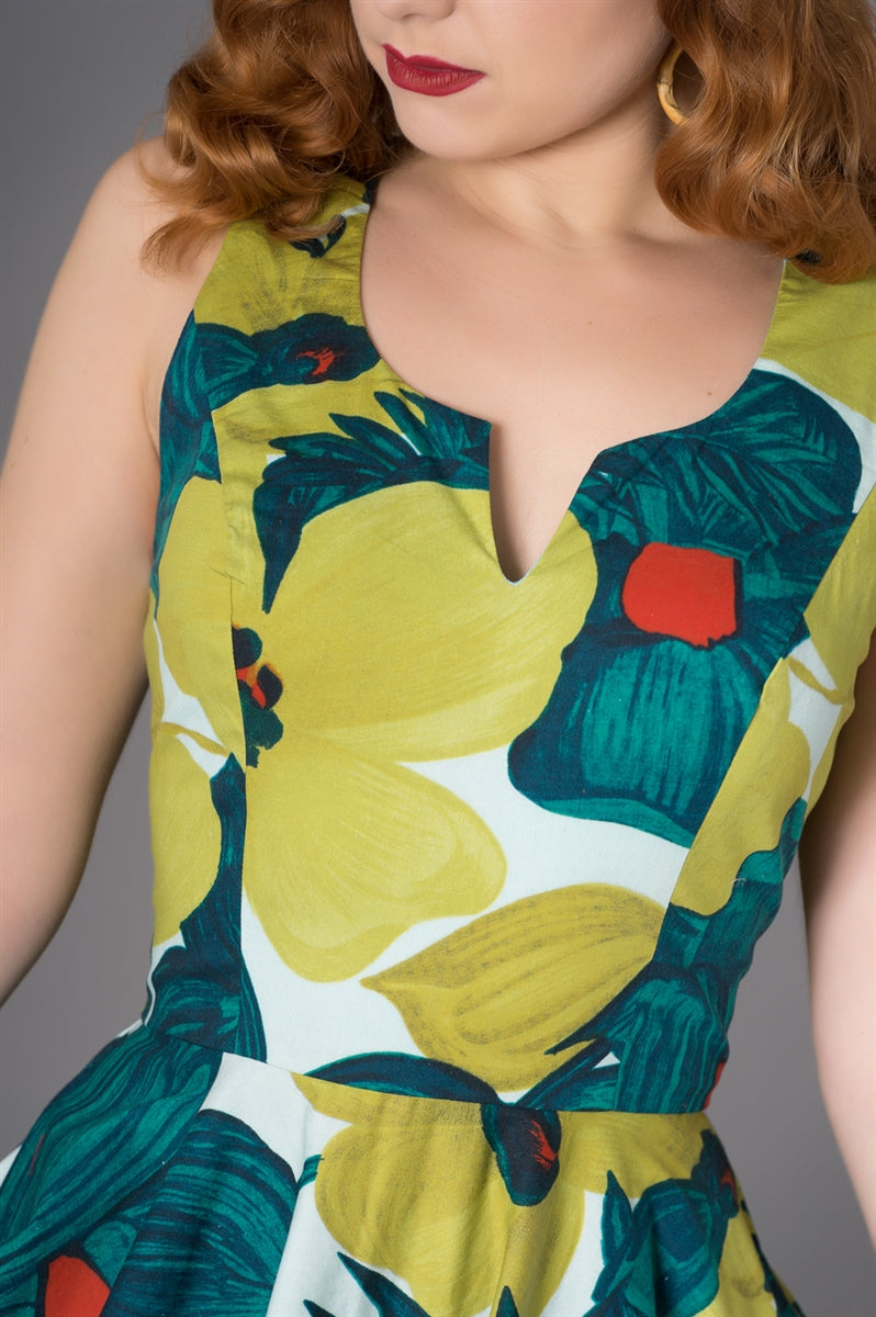 Sheen_DANNI_Vintage_Blumen_FLOWER_Painting_Traeger_SWING_Dress_Kleid-201wEPvKrAmqmP