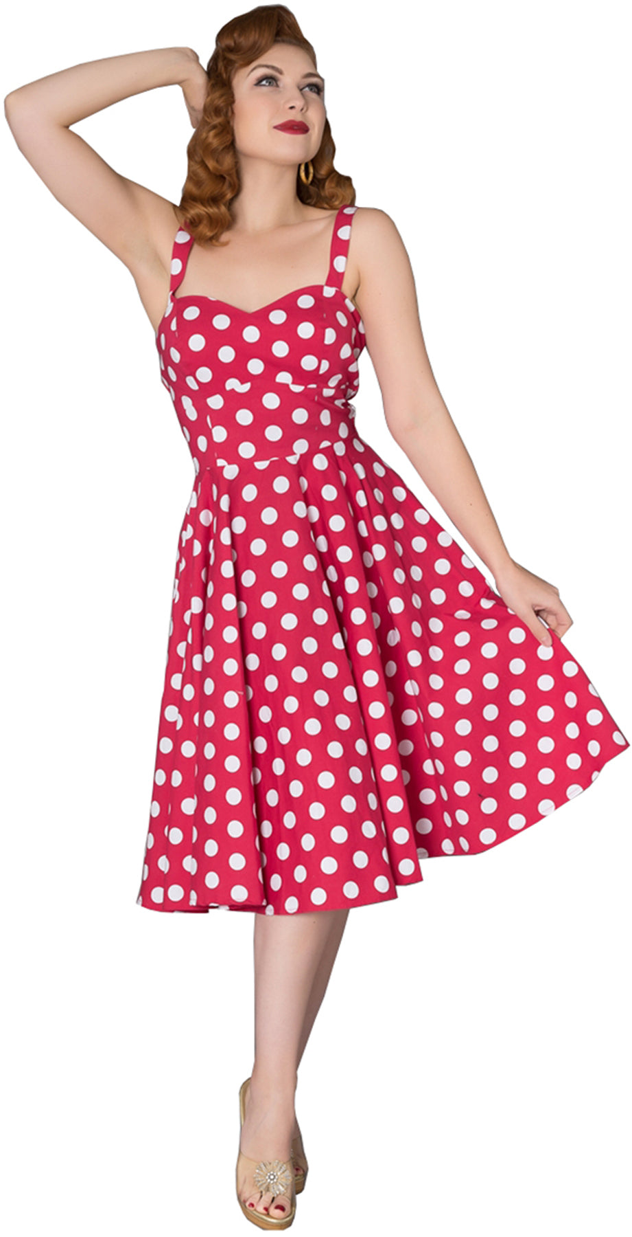 Sheen_ELIZABETH_Vintage_POLKA_DOT_SWING_Kleid_Plus_Size_Rot_killer_kirsche