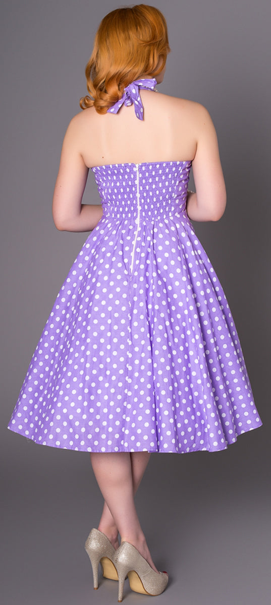 Sheen_LORETTA_Vintage_POLKA_DOT_Punkte_Neckholder_SWING_Dress_Kleid-3