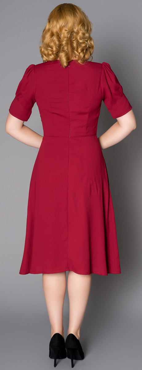Sheen_VERAH_Vintage_50s_EMBROIDERED_Kurzarm_V-Neck_SWING_Dress_Kleid-3HfWopeJZEBV05