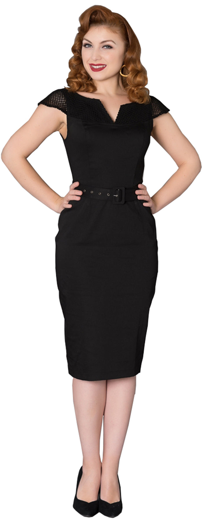 Sheen_YETTA_Vintage_CROCHET_Kurzarm_Retro_PENCIL_Dress_Bleistiftkleid_killer_kirscheFxR3FuXqIFYFK