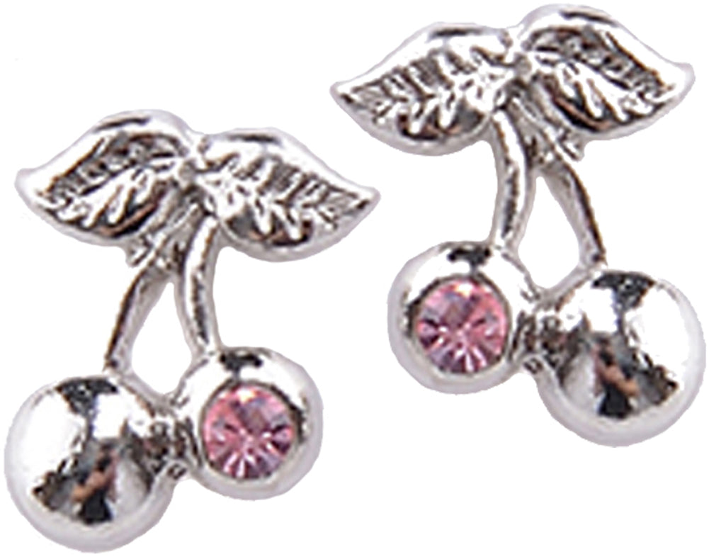 Silberfarbene_CHERRY_Strass_Kirschen_OhrsteckerGPvWzV332Q6Xp