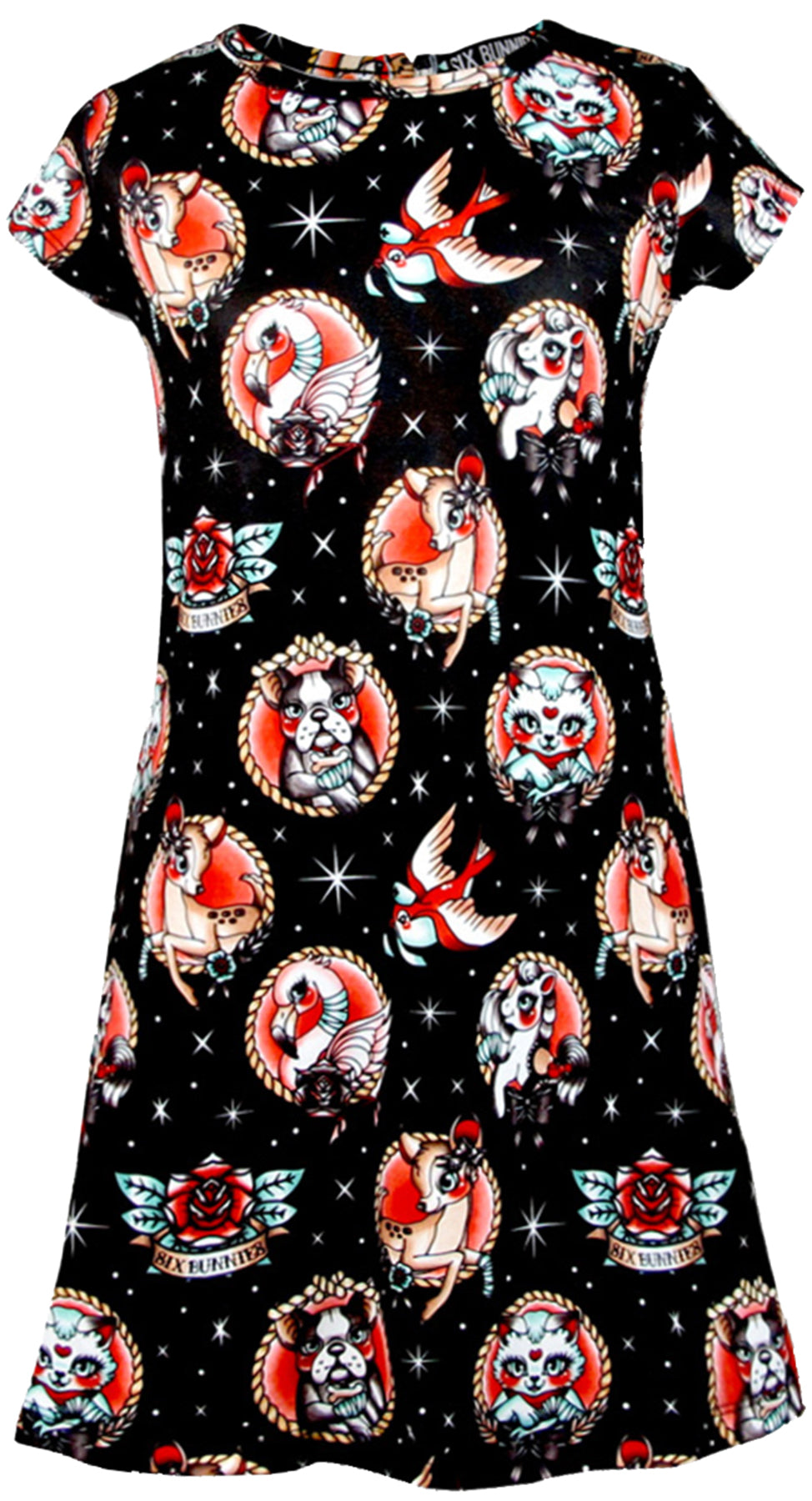 Six_Bunnies_ANIMAL_HOSPITAL_Rehkitz_Flamingo_Pferd_Kinder_Dress_KLEID_killer_kirsche_1JFL8T6n95yZ9F