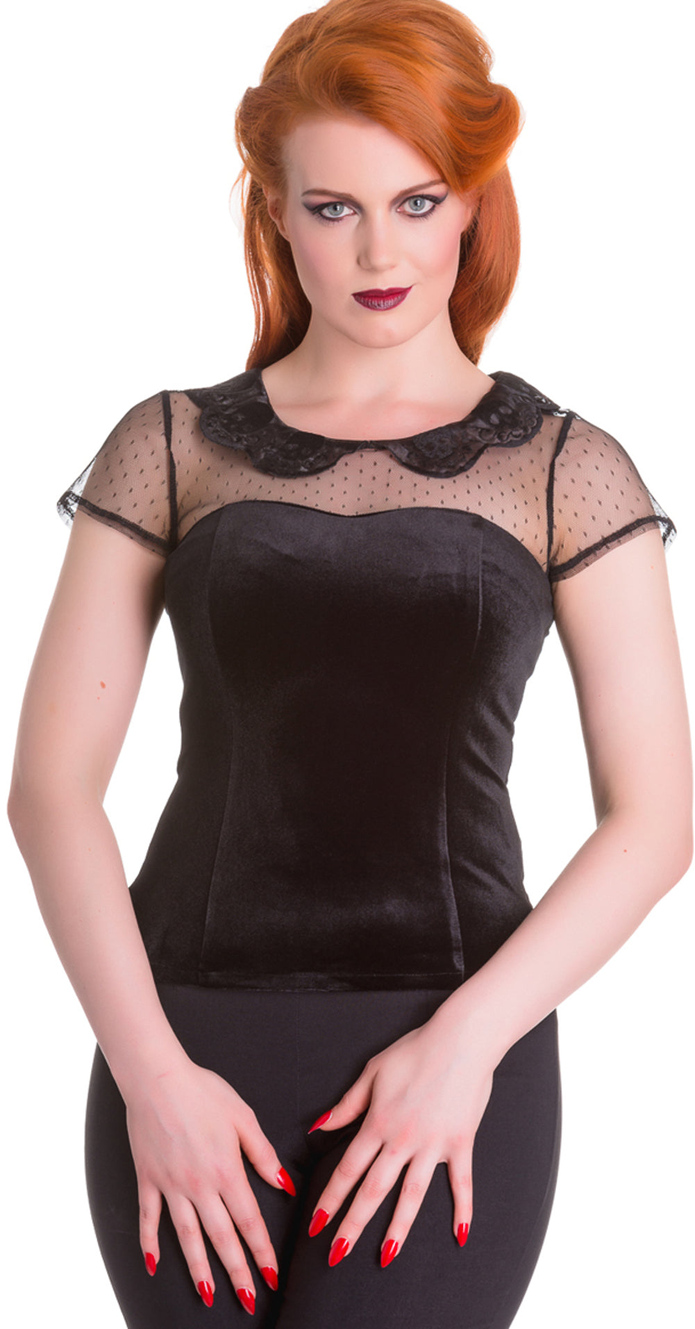 Spin_Doctor_NINA_Vintage_TULLE_Velvet_Samt_Skull_Collar_BLUSEG9mF37pq61fze