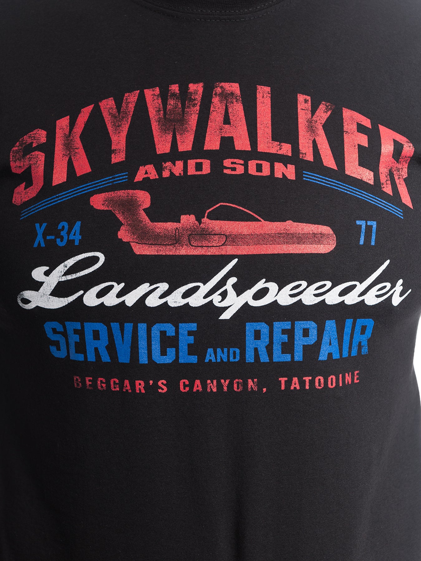 Star_Wars_LANDSPEEDER_PRINT_Motiv_Retro_RUNDHALS_Kurzarm_Herren_T-SHIRT_Killer_Kirsche-3