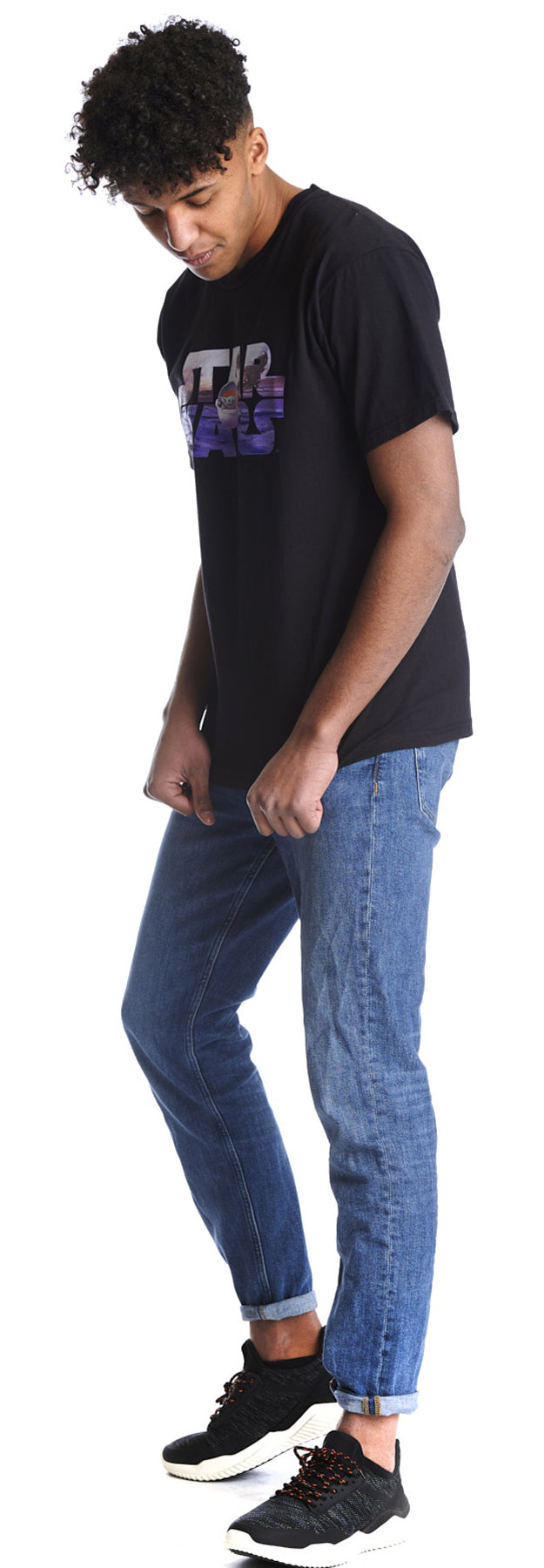 Star_Wars_THE_MADALORIAN_Child_Ride_Motiv_RUNDHALS_Kurzarm_Herren_T-SHIRT_killer_kirsche_3