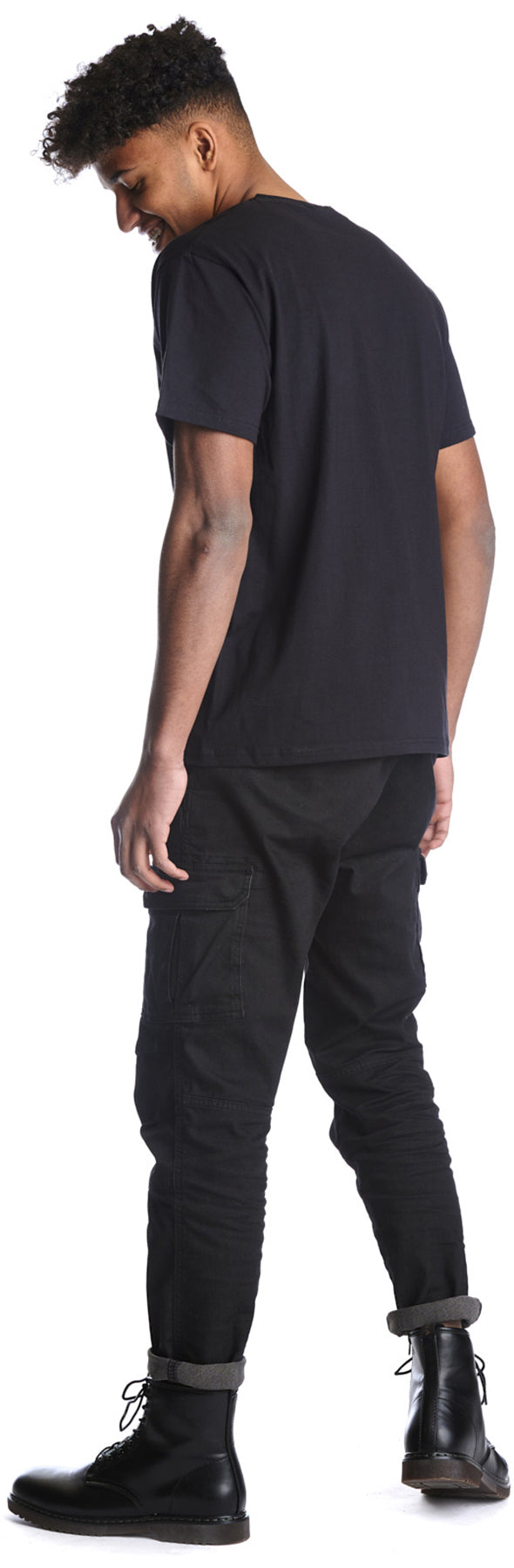 Star_Wars_THE_MADALORIAN_FLIGHT_Motiv_Retro_RUNDHALS_Kurzarm_Herren_T-SHIRT_killer_kirsche_2