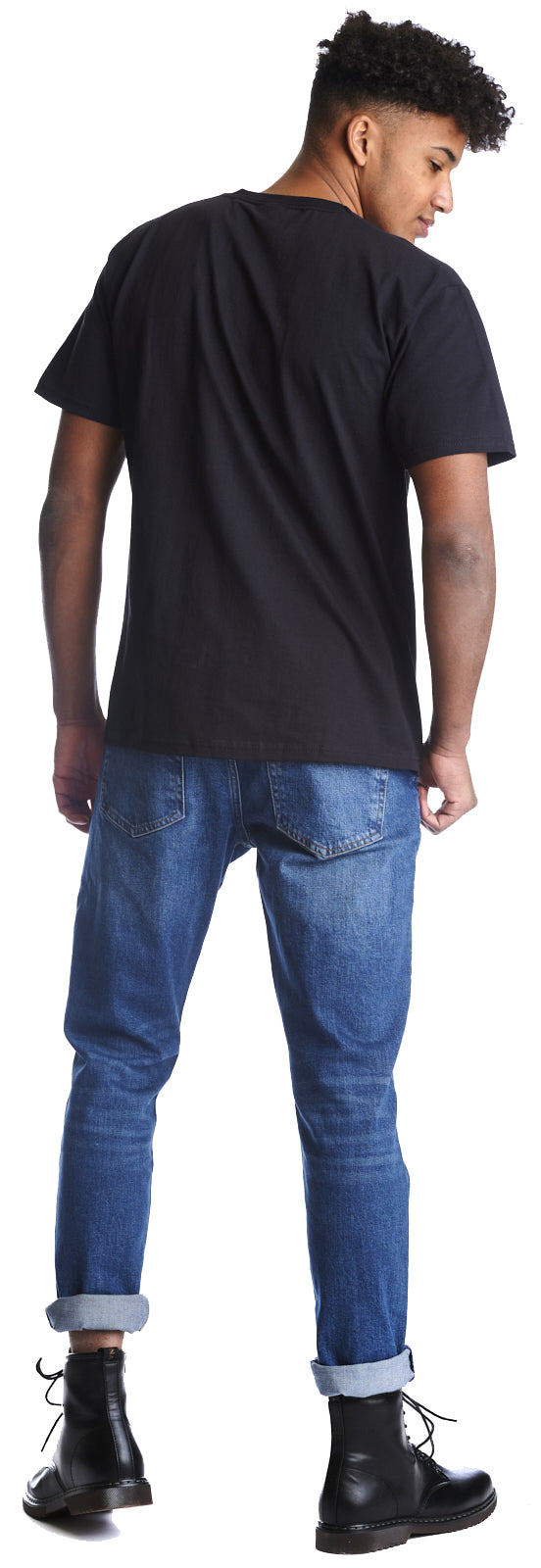 Star_Wars_THE_MADALORIAN_WARIOR_Motiv_Retro_RUNDHALS_Kurzarm_Herren_T-SHIRT_killer_kirsche_2